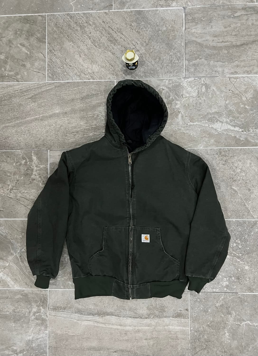 (L)칼하트 덕 액티브 우먼스 후드자켓 WJ130 MOS 모스그린 상품이미지1