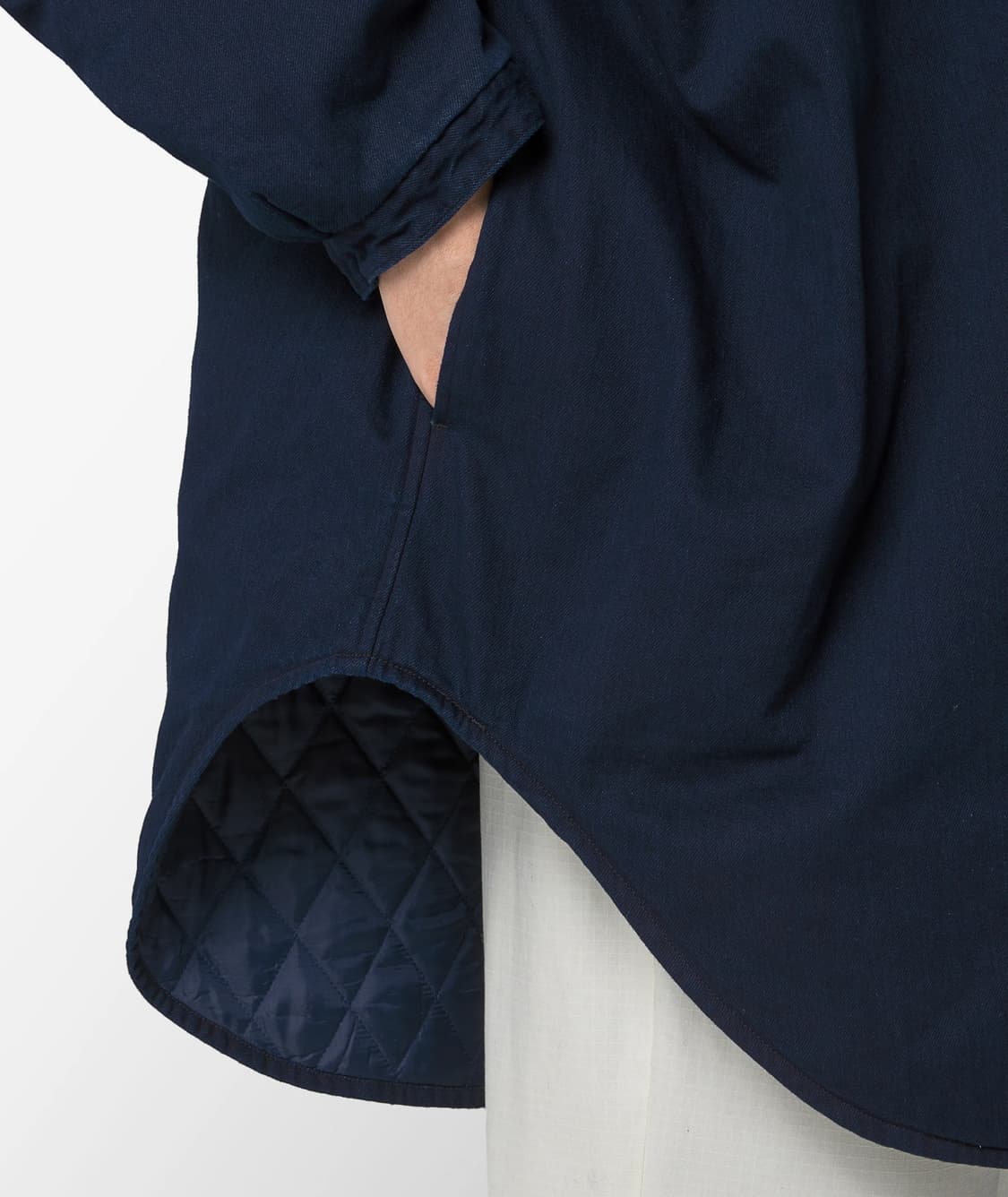 캐피탈 8oz 데님 슬로피 셔츠 코트 상품이미지3