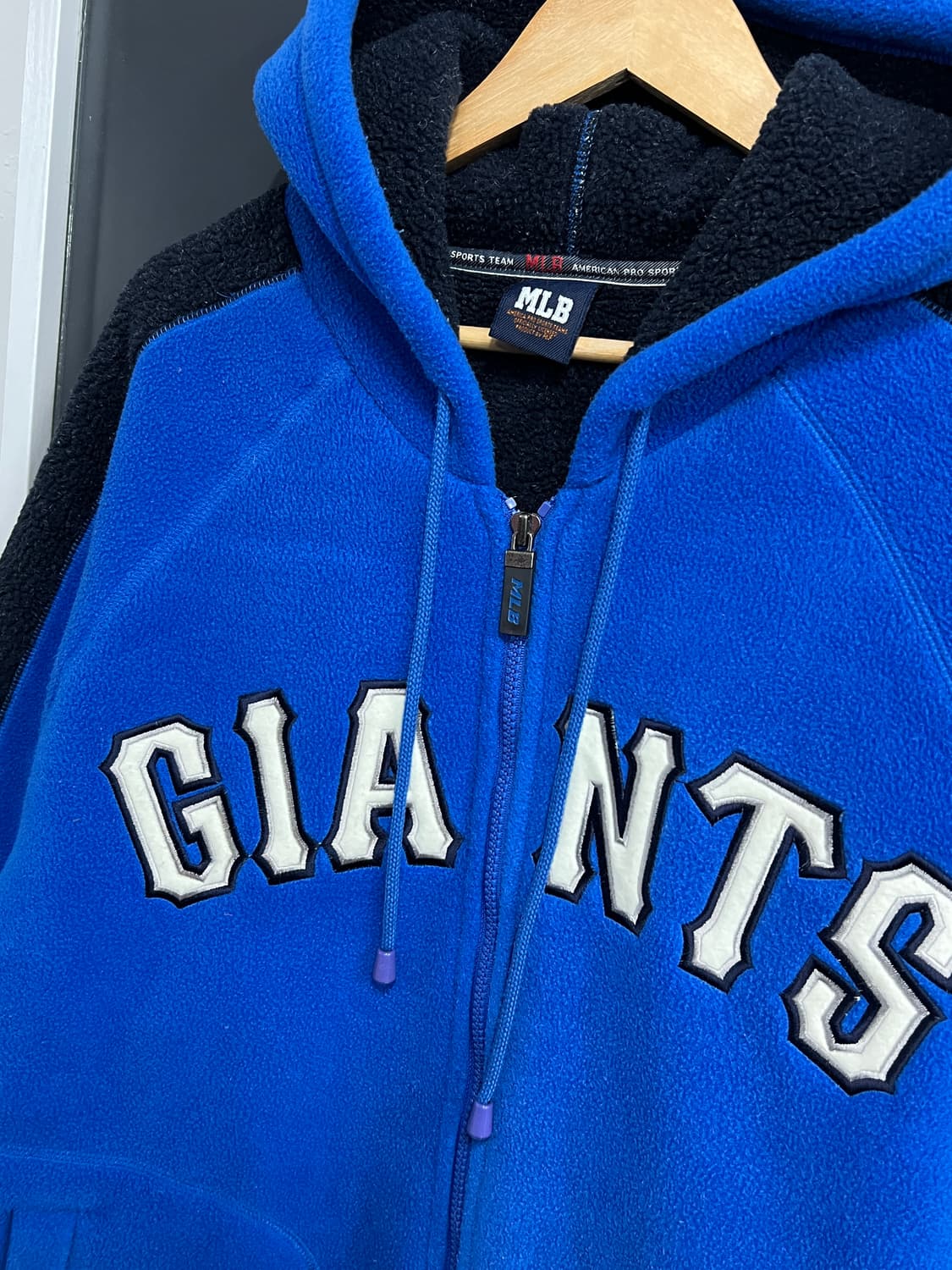 00's MLB 샌프라시스코 자이언츠 후리스 풀 후드집업 상품이미지3