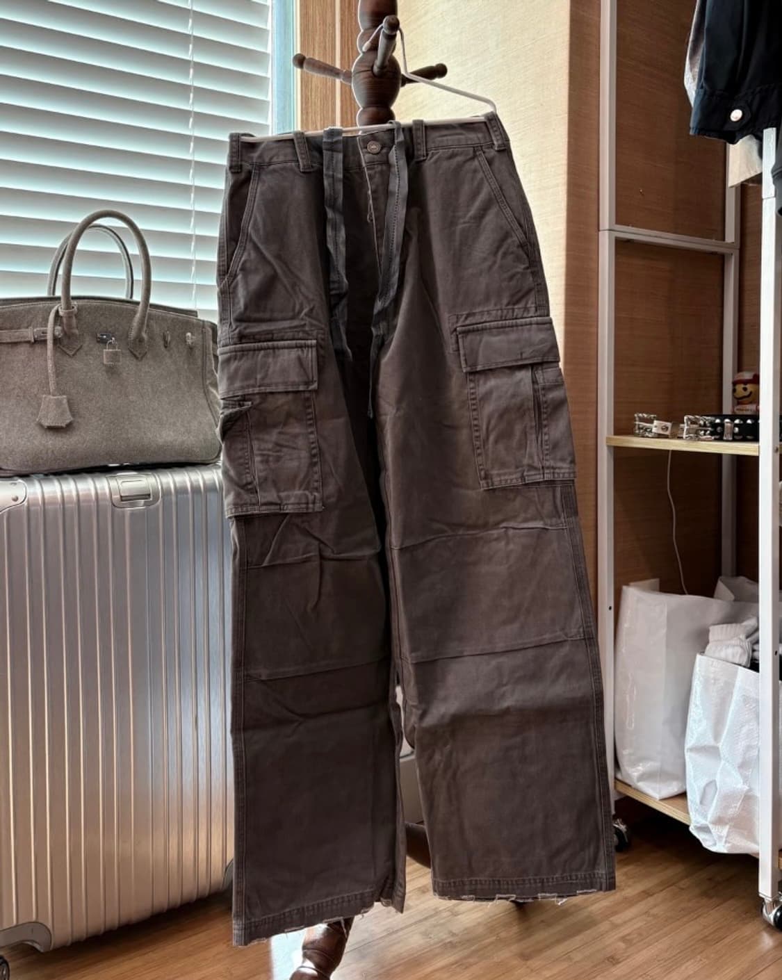 24fw 빈티지워싱코튼카고팬츠 erl 상품이미지1