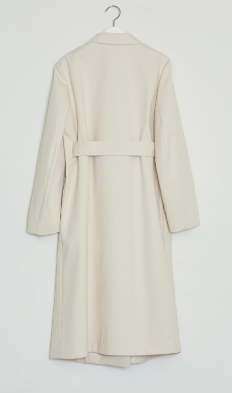 RECTO 렉토 FRAYED HEM OVERLAP COAT 상품이미지3