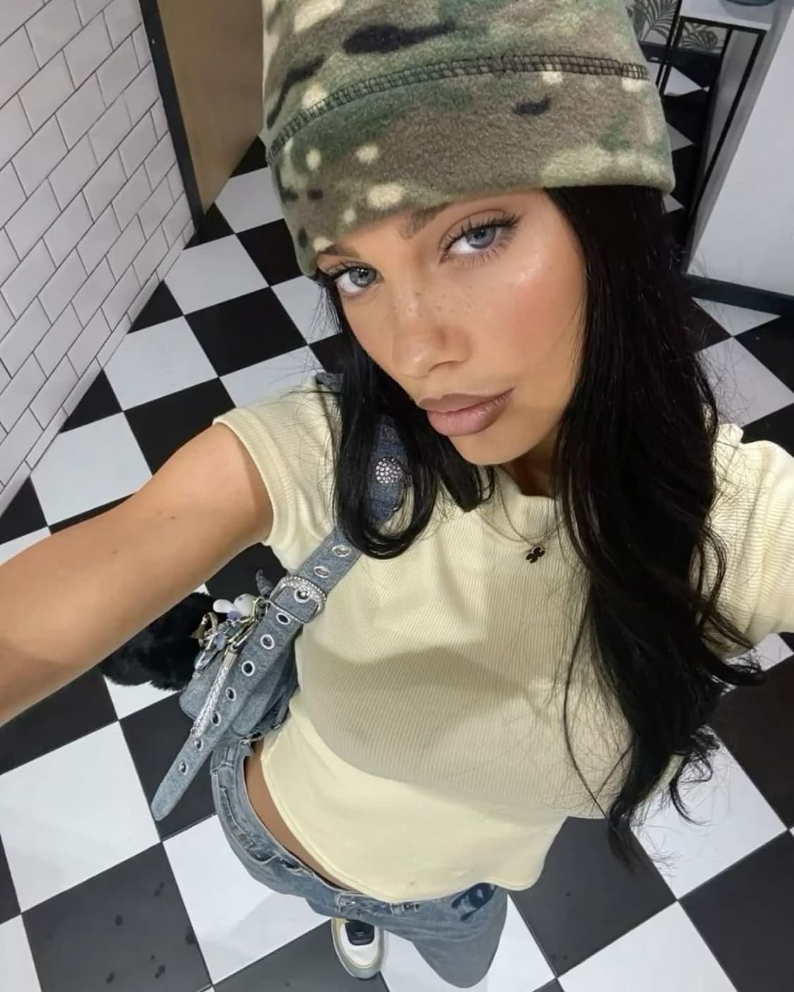 USA 데저트 사막 카모 패턴 플리스 비니 상품이미지6