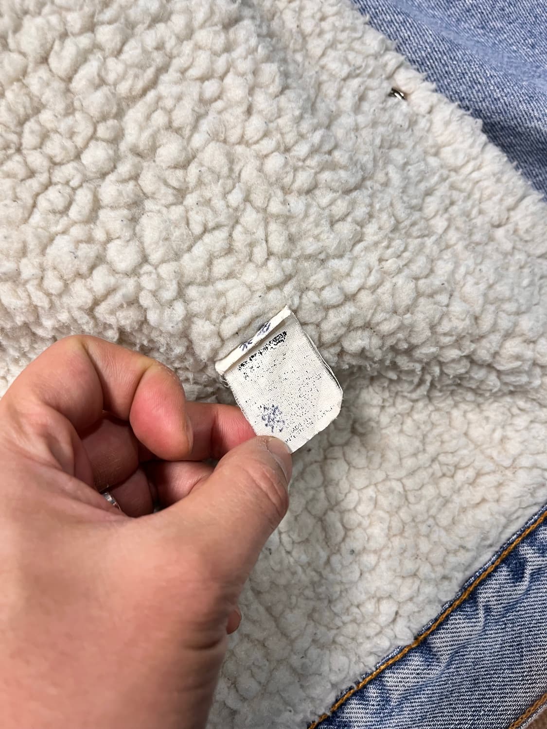 리바이스 양털 데님 자켓 상품이미지6