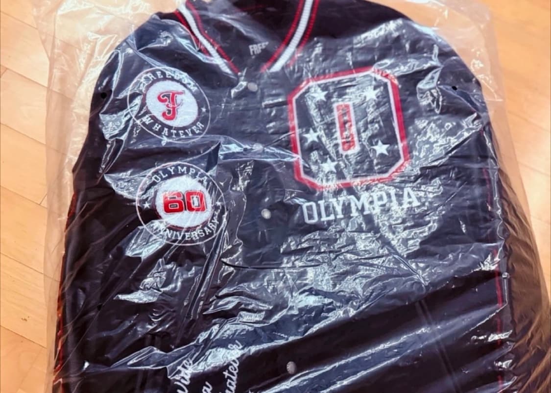 [프리덤애슬레틱] 올림피아 60주년 RTO 바시티 자켓 4XL (100벌 상품이미지4