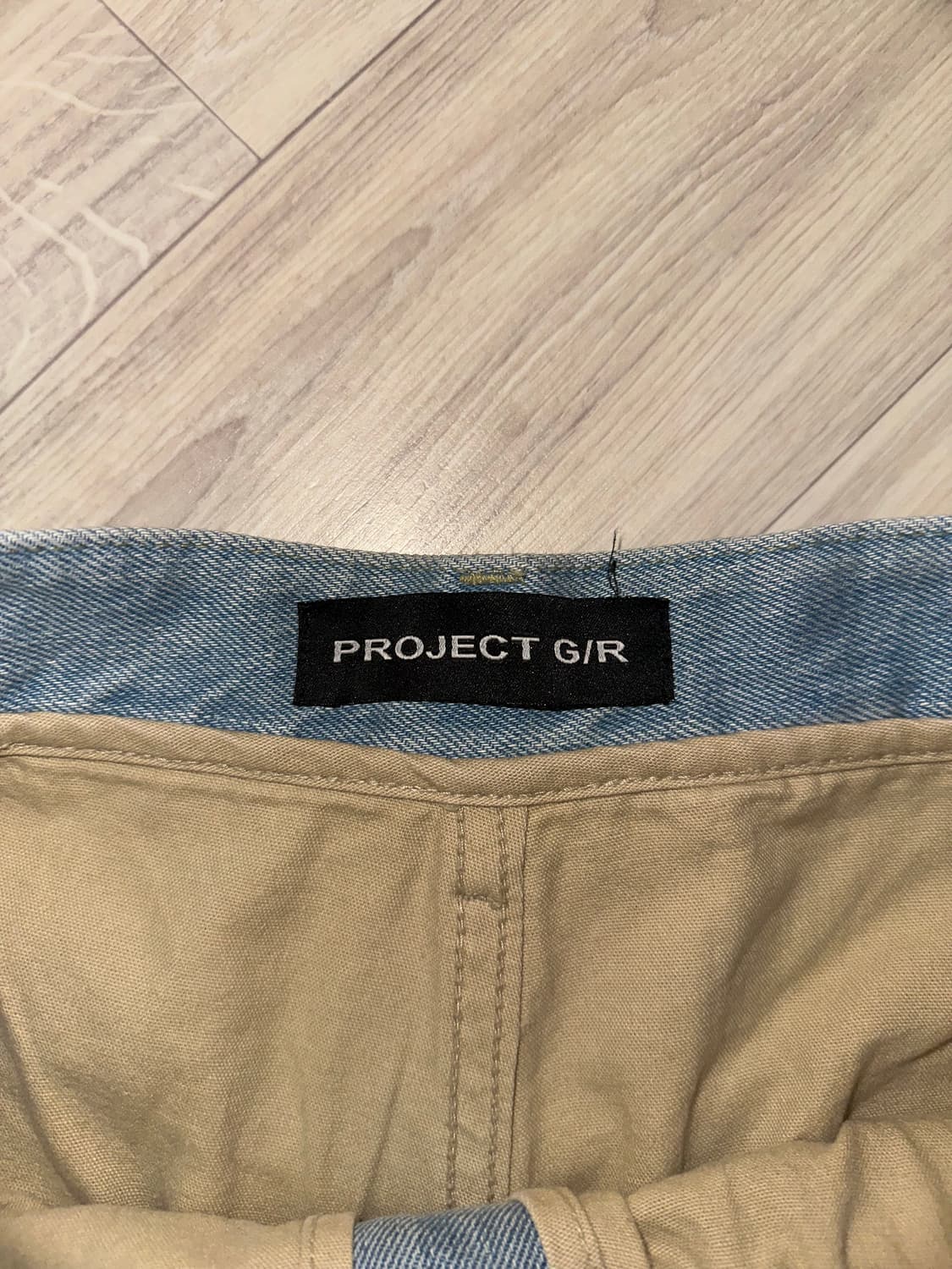 PROJECT GR 레이어드 스커트 데님쇼츠 1사이즈 상품이미지5