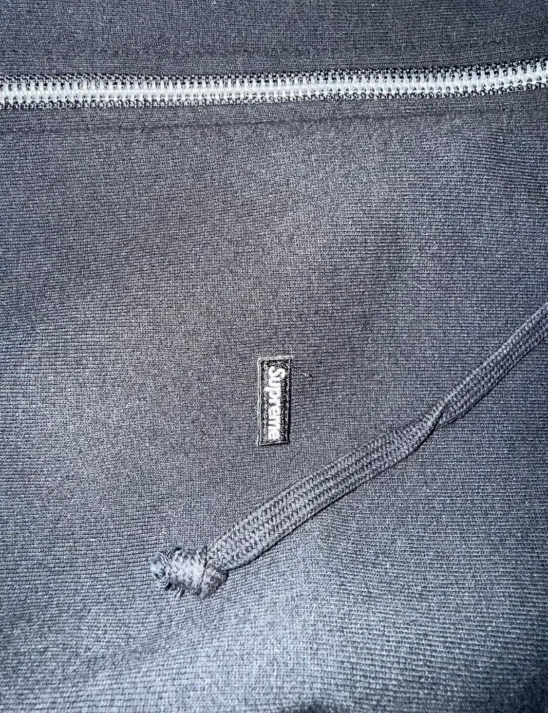 슈프림 스몰 박스 집업 후드 스웨트셔츠 블랙 상품이미지3