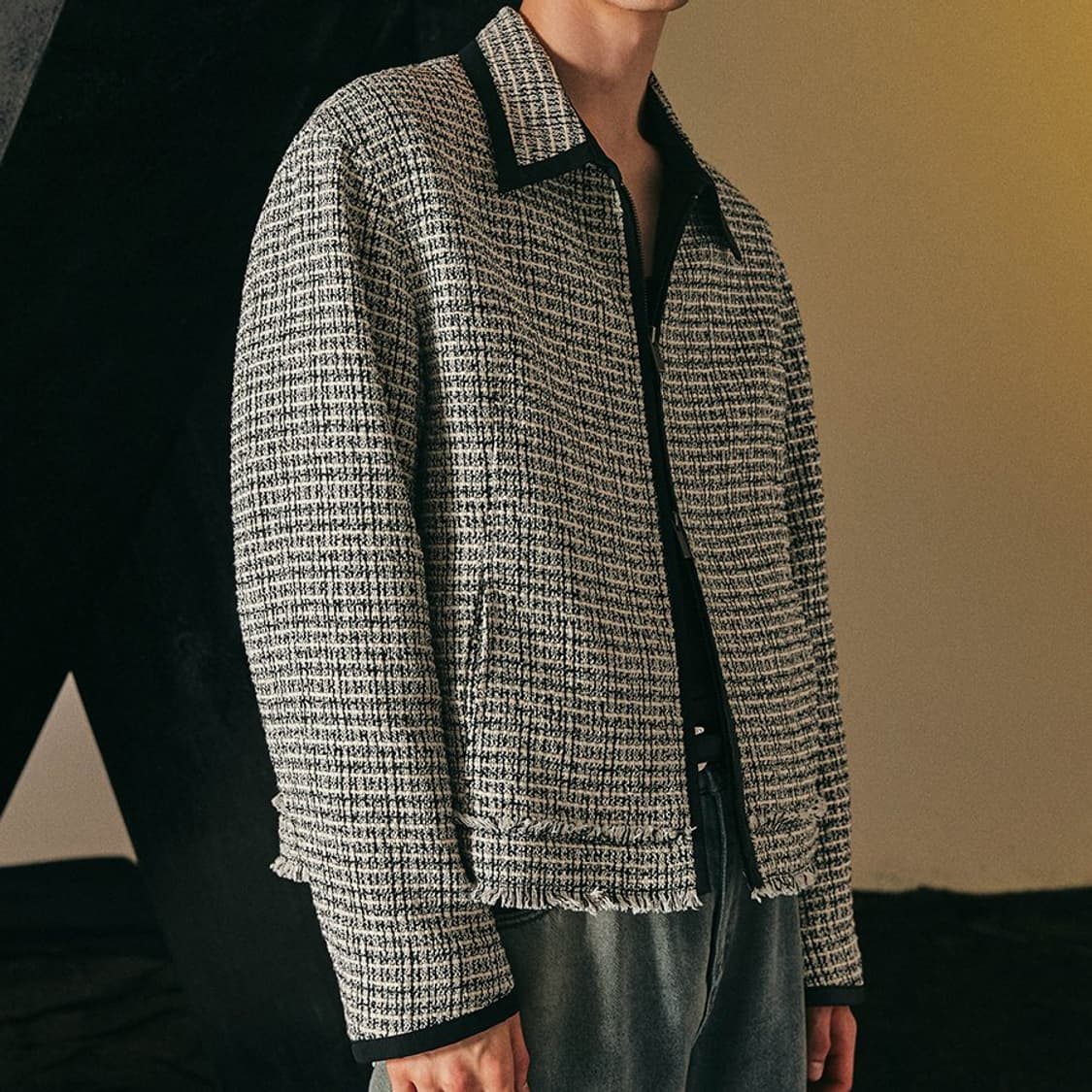 엘무드 파탈 트위드 블루종 상품이미지5