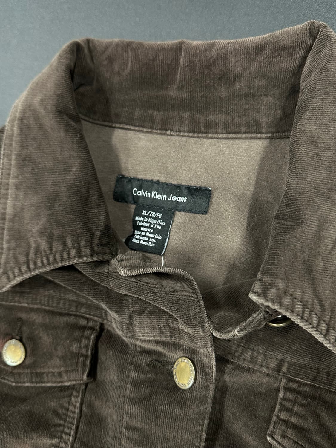 캘빈클라인 코듀로이 트러커 자켓 상품이미지4