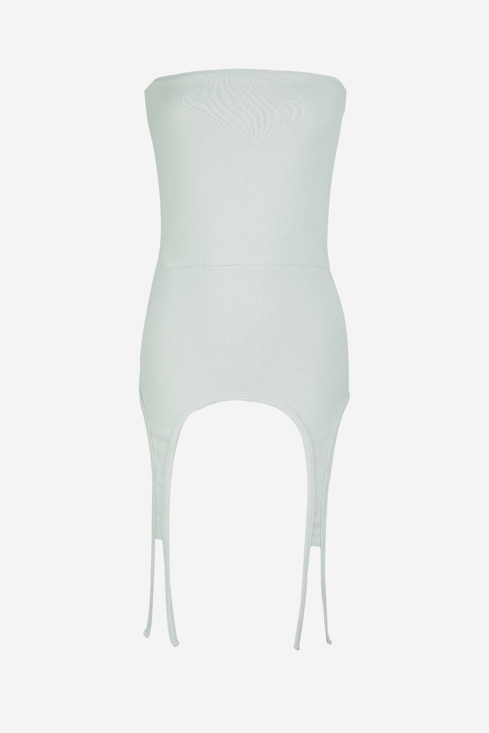 세릭 가터 코튼 스커트 탑 레이어드 라이트그레이 상품이미지7