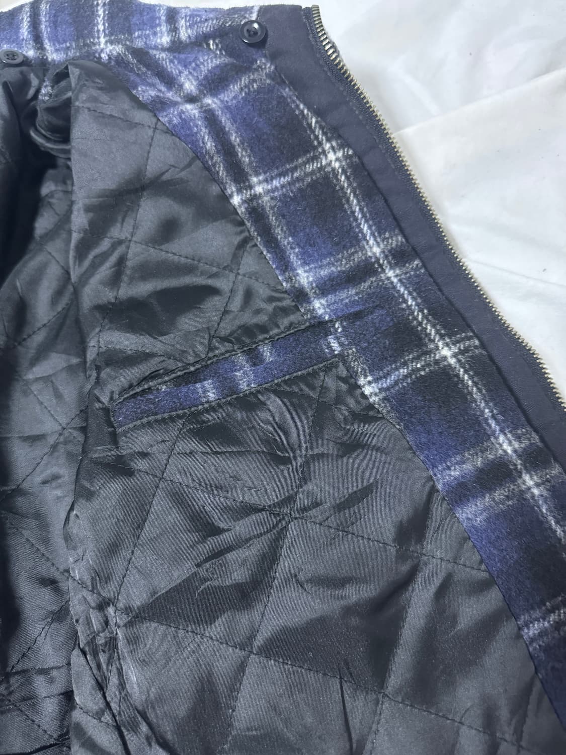 Edge rupert 울 체크 라이더 자켓 상품이미지8