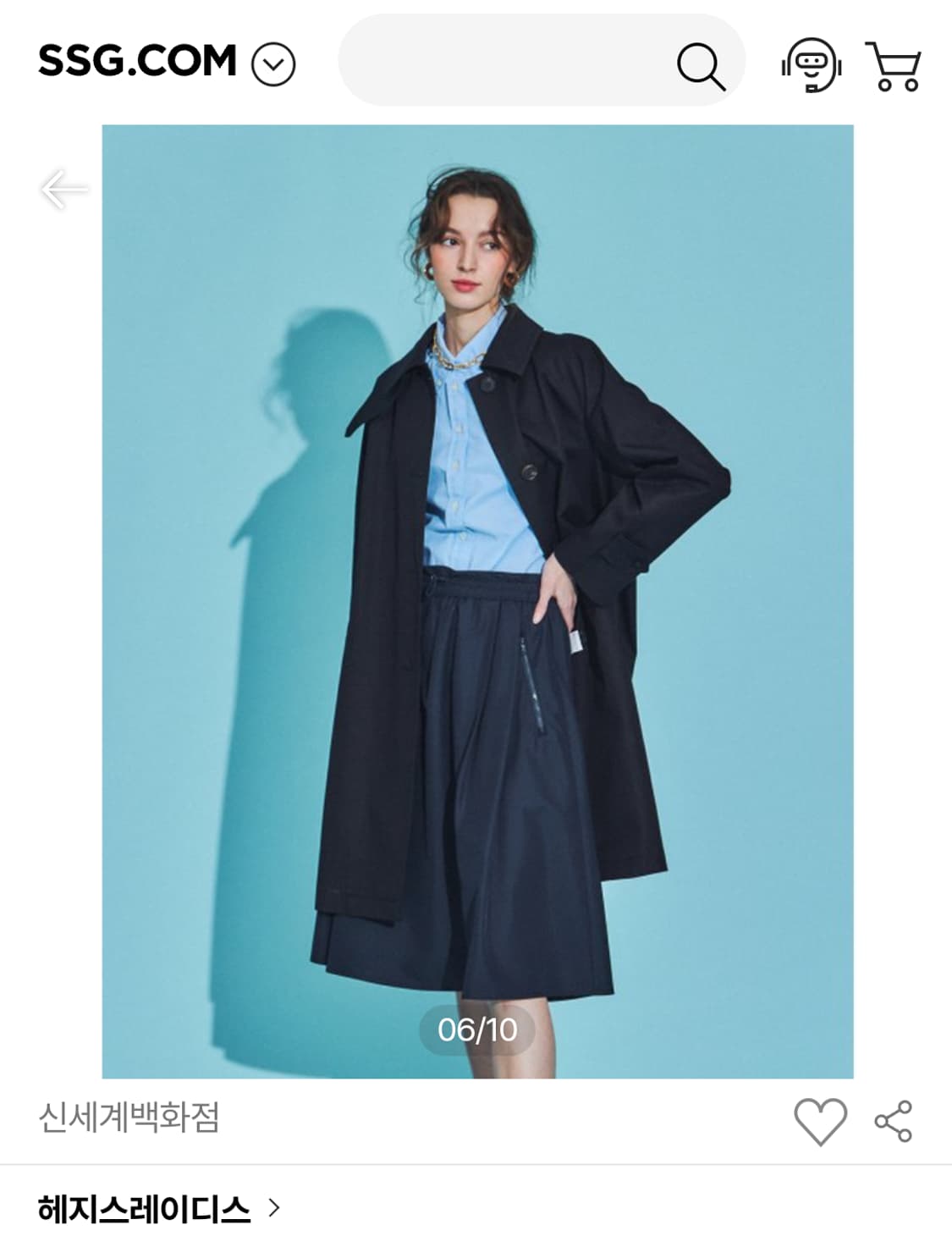 헤지스 59만대 맥트렌치코트  상품이미지2