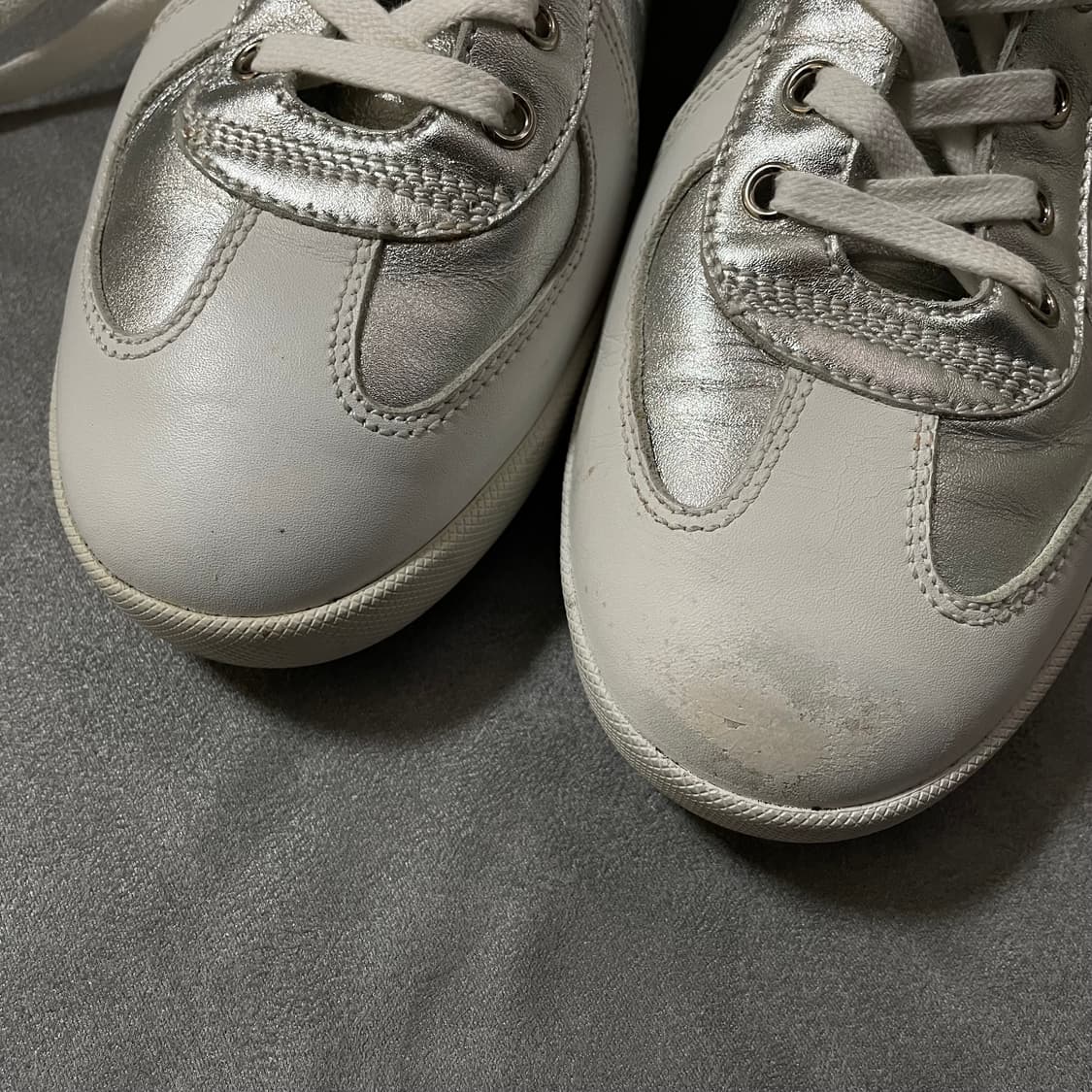 디올옴므 09ss 독일군 하이탑 실버 39.5 상품이미지6