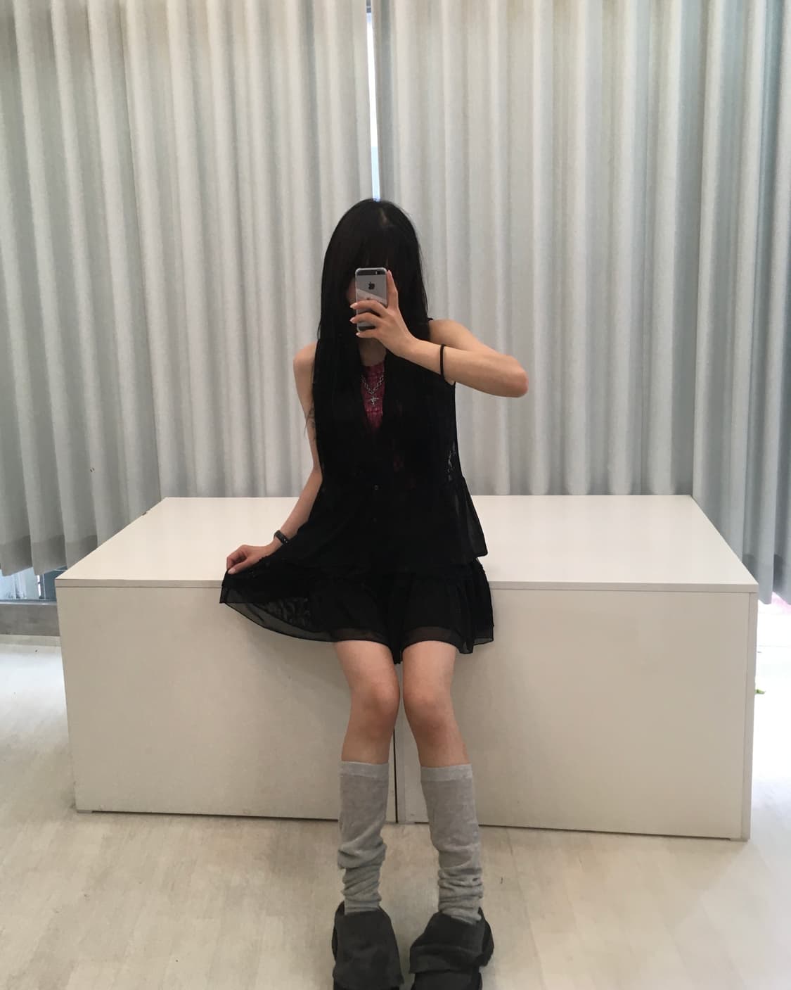 빈티지 펑크 코디 세트 상품이미지1