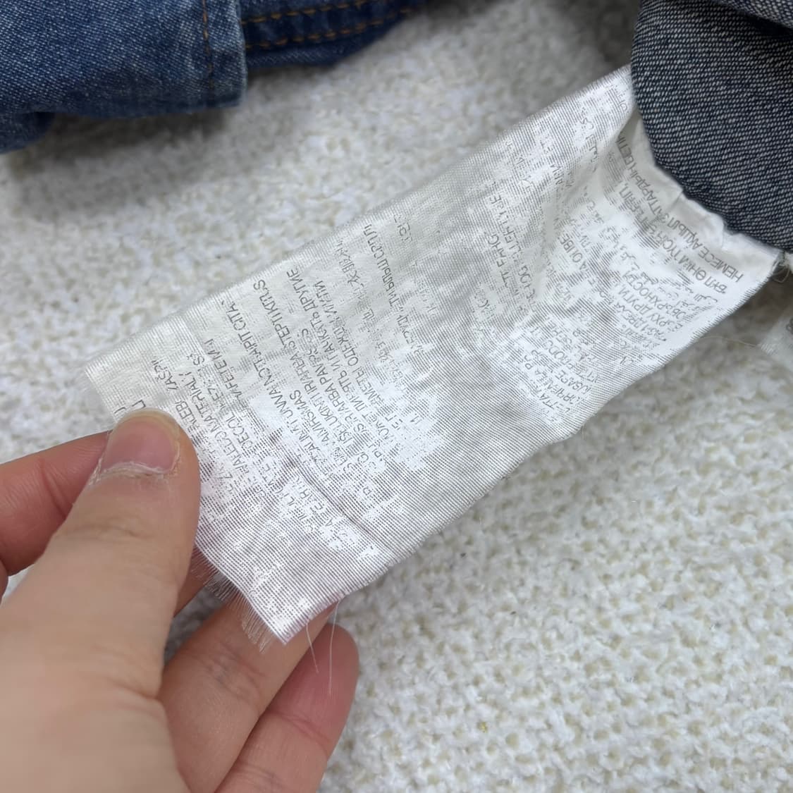 L 자라맨 슬림핏 웨스턴 데님 셔츠 0319E 상품이미지5