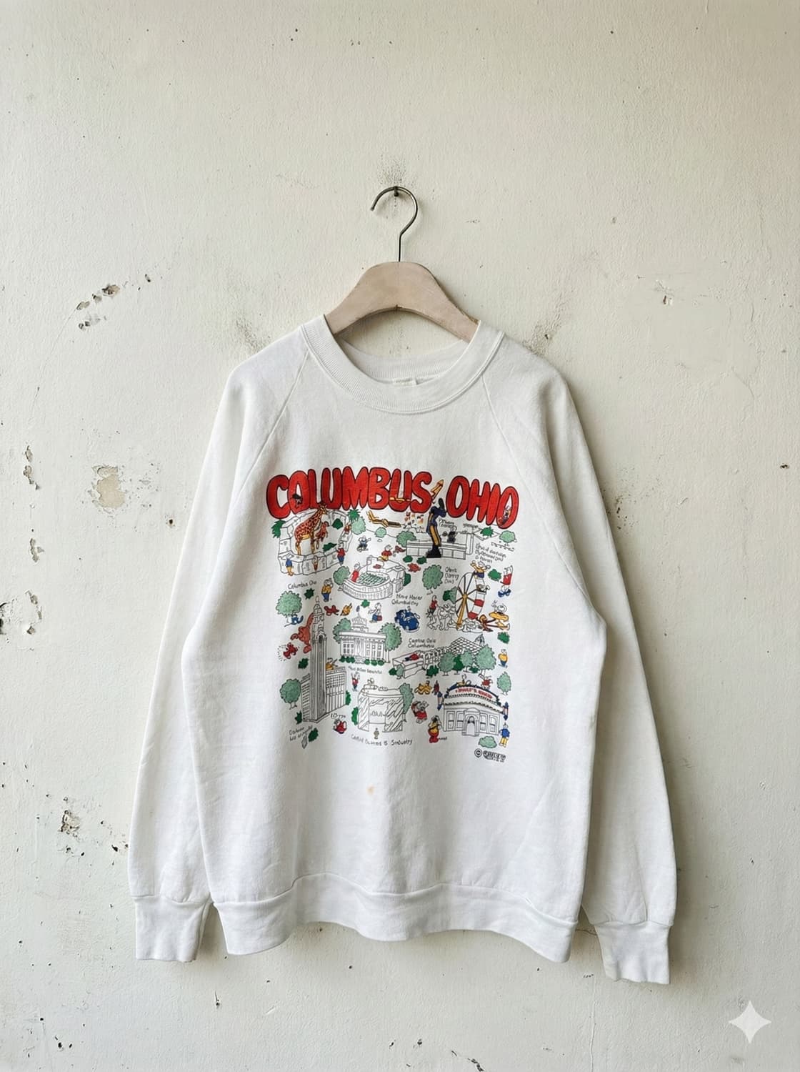 🇺🇸 80s USA  'Columbus Ohio' Sweatshirt 상품이미지1