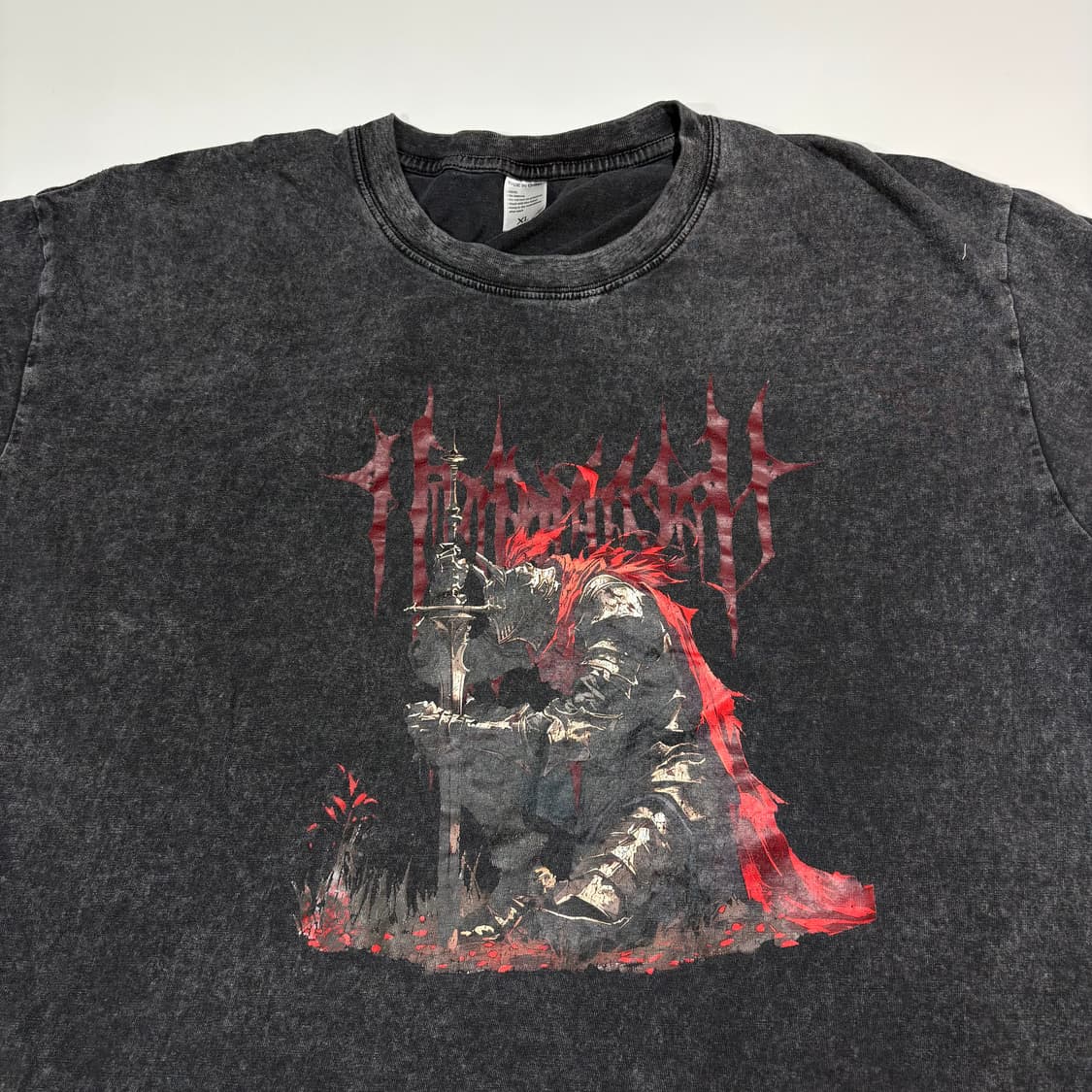 빈티지 다크워시 그래픽 반팔 티셔츠 상품이미지2