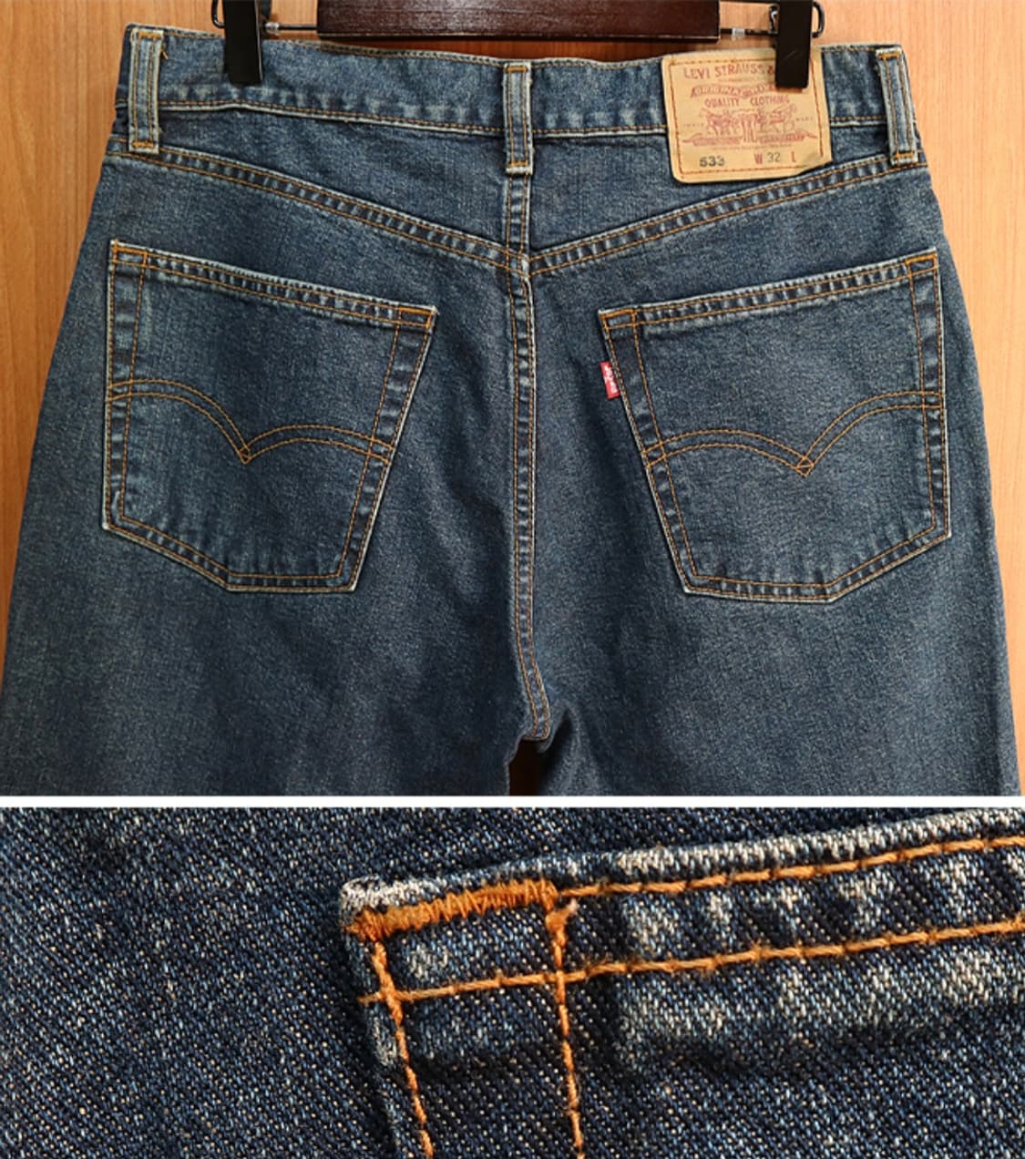 일본판 03s levis 리바이스 533 반바지 데님  31 상품이미지4