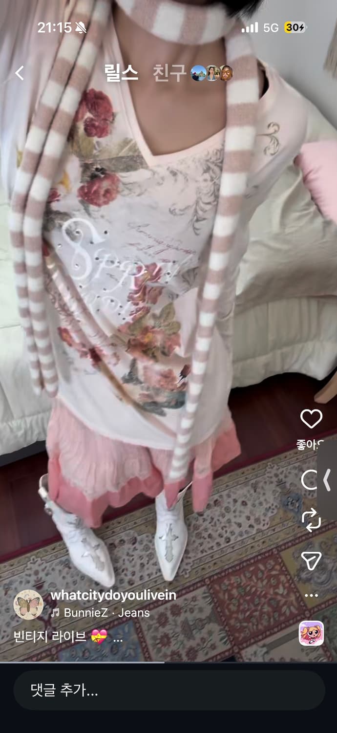 도시빈티지 핑크페어리 코디세트 상품이미지2