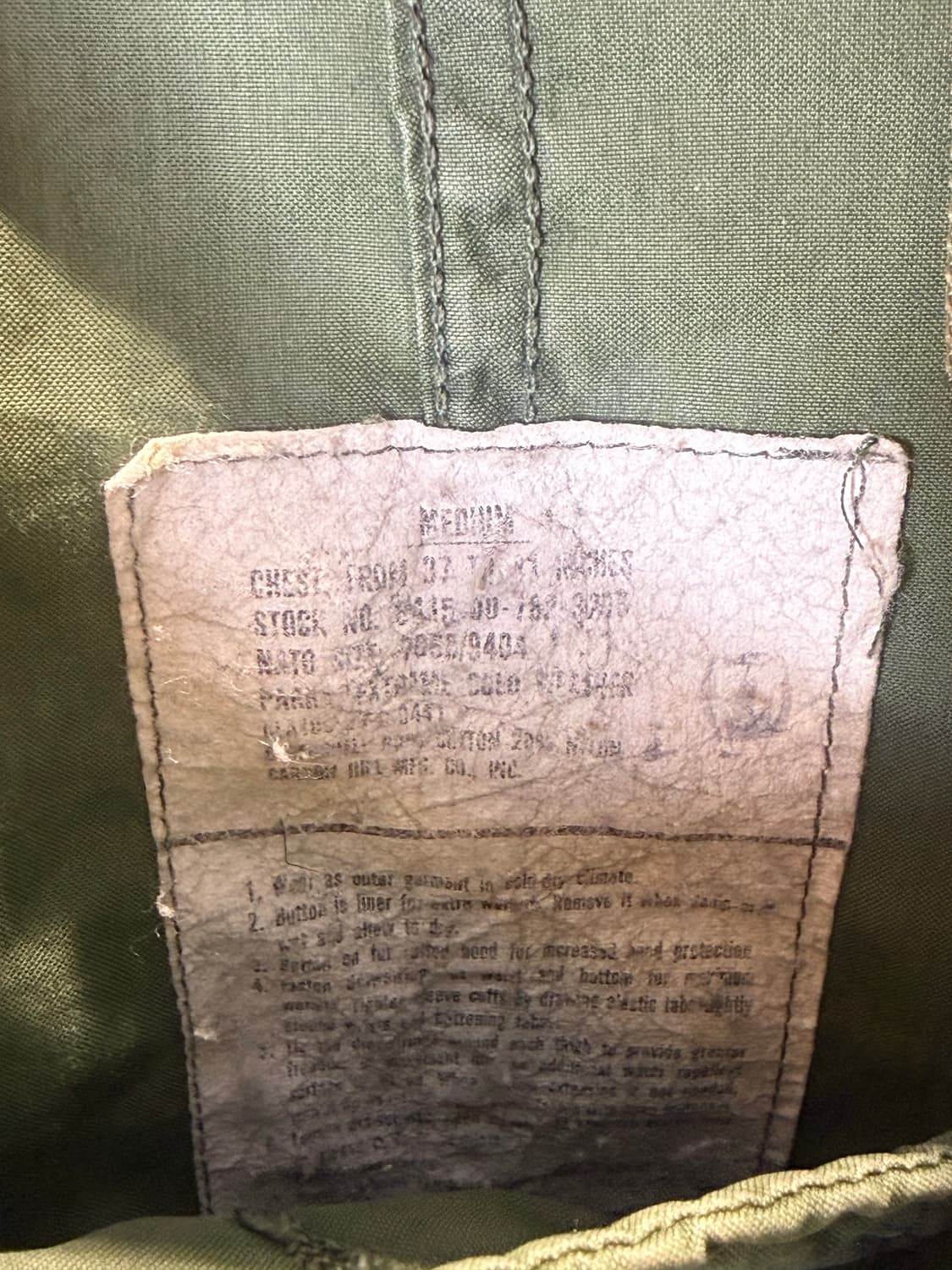 빈티지 M65 피쉬테일 자켓  상품이미지3