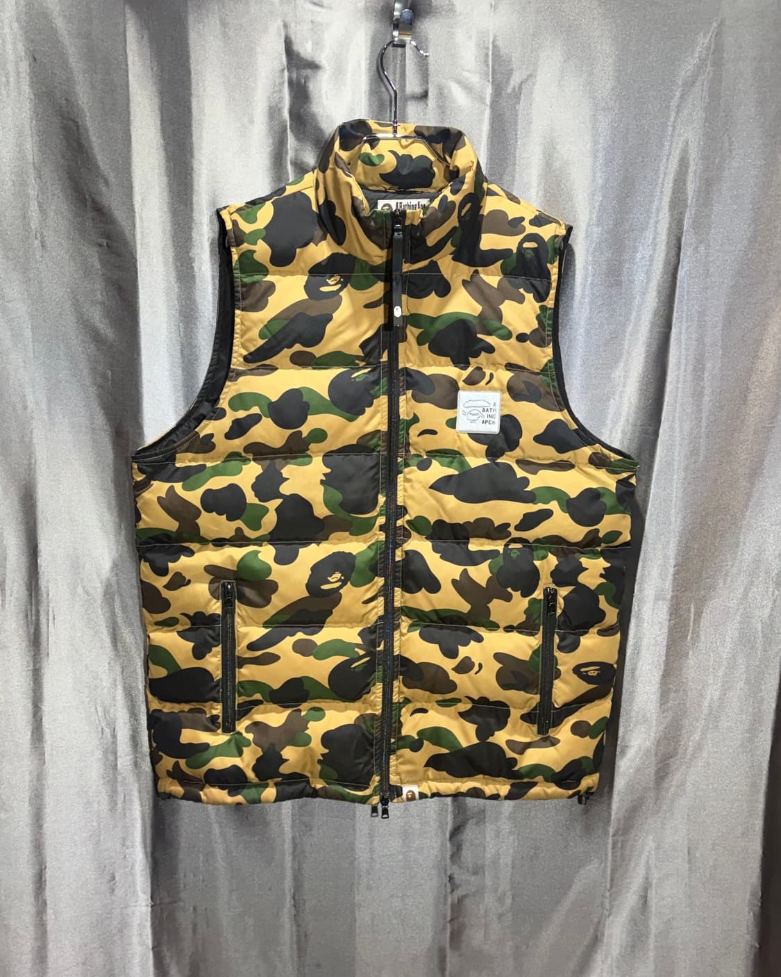 XL 베이프 황계 1st 카모플라주 패딩 베스트 상품이미지2
