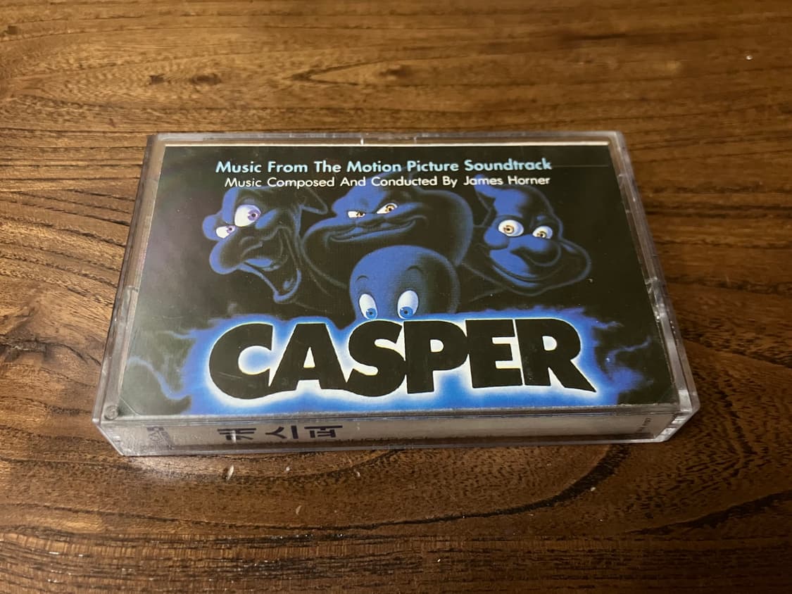 90년대 영화 꼬마 유령 캐스퍼 OST 영화음악 라이센스 카세트테이프 상품이미지1
