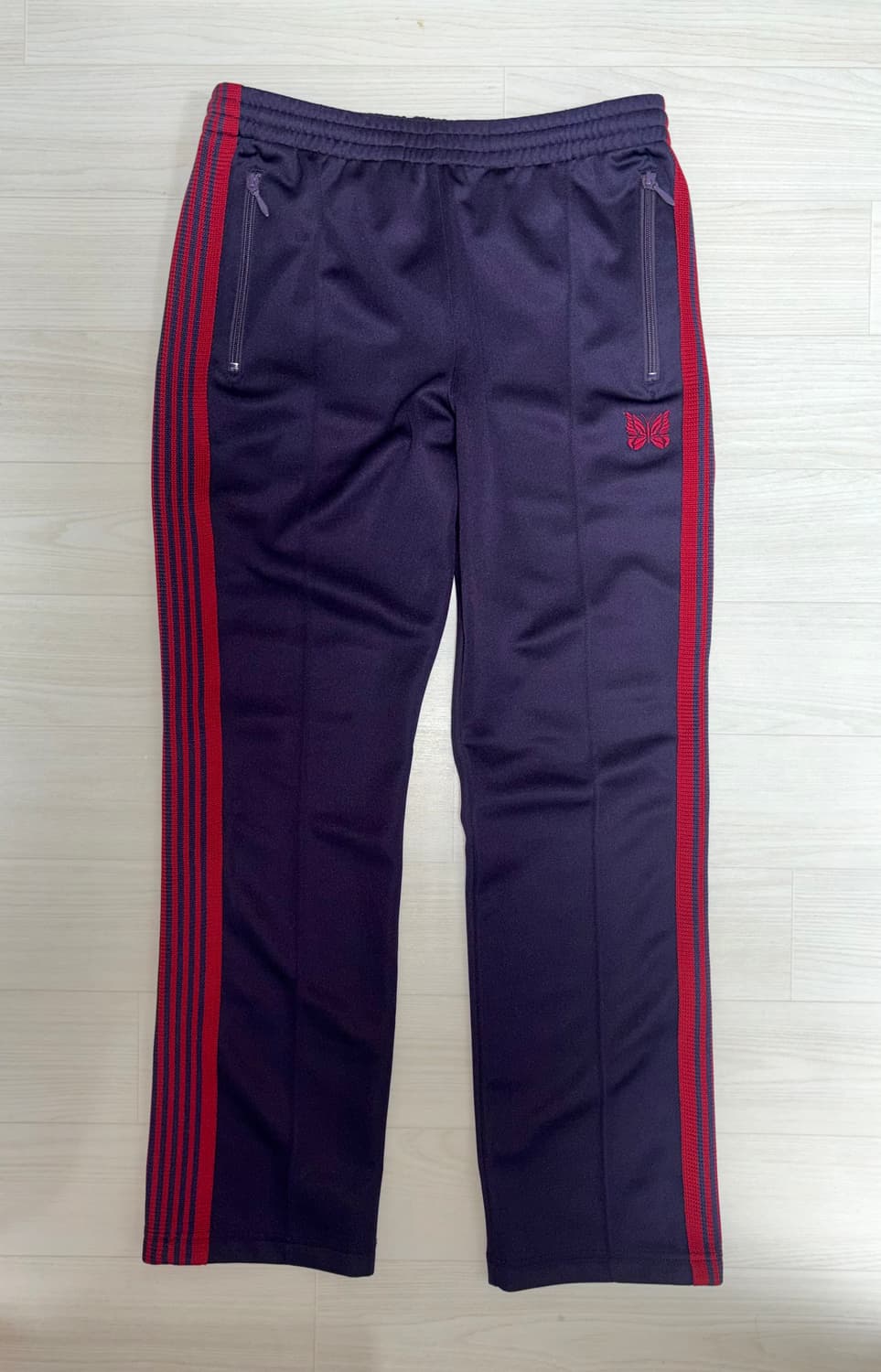 니들스 내로우 트랙팬츠 폴리 스무스 다크 퍼플 레드 상품이미지2