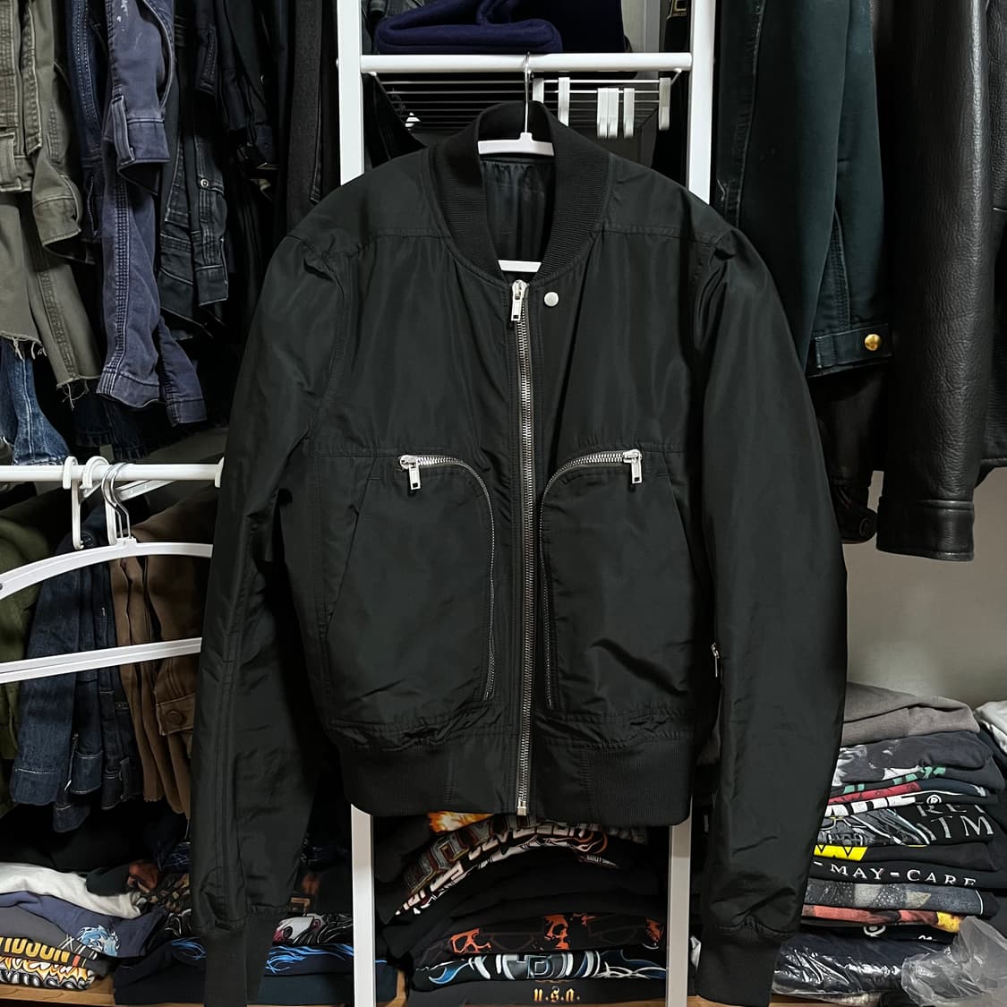 Rick Owens Bauhaus Bomber Jacket 상품이미지1