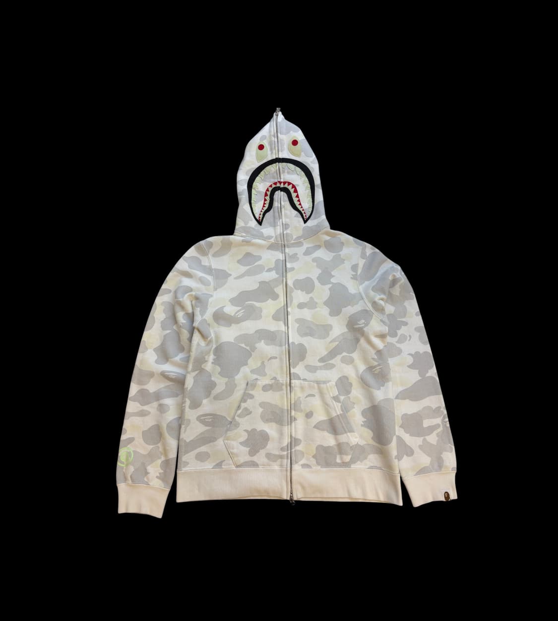 베이프 샤크 풀집 후드 집업 상품이미지1