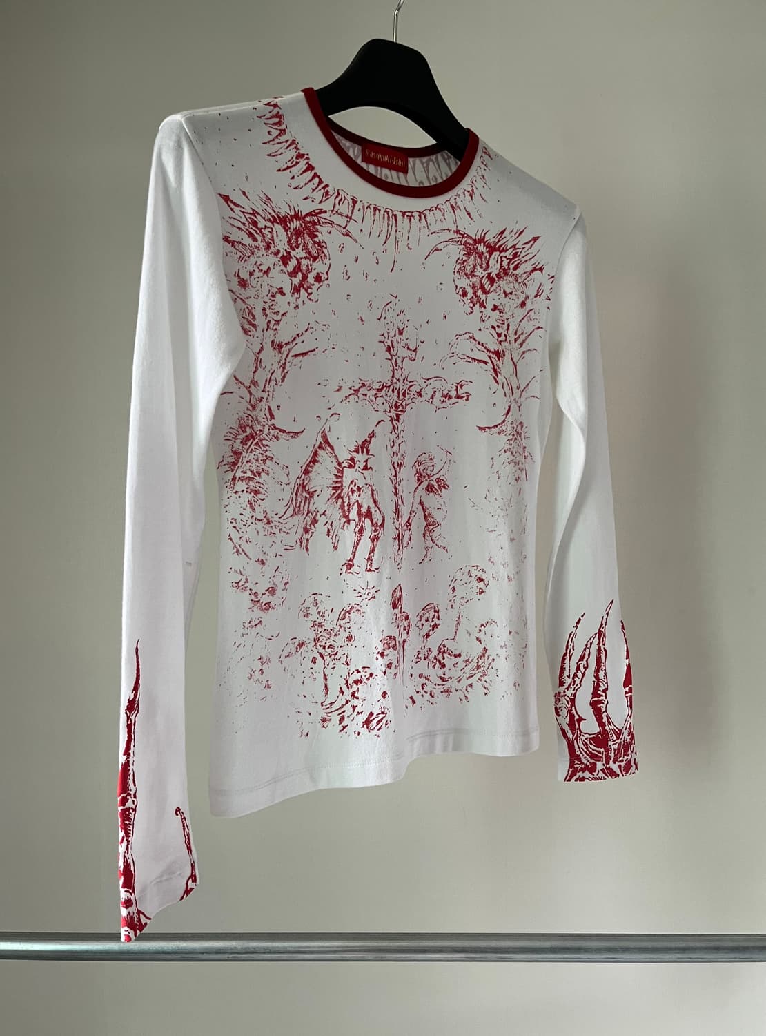Yasuyuki Ishii Cross Design Printed LS 상품이미지1