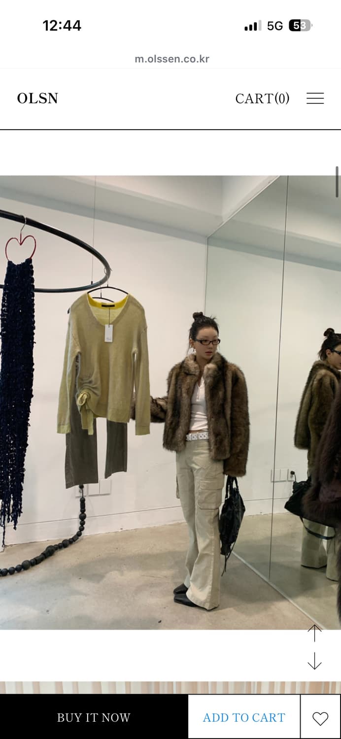 올슨워시드 슬림 카고 팬츠 (새상품) 상품이미지6