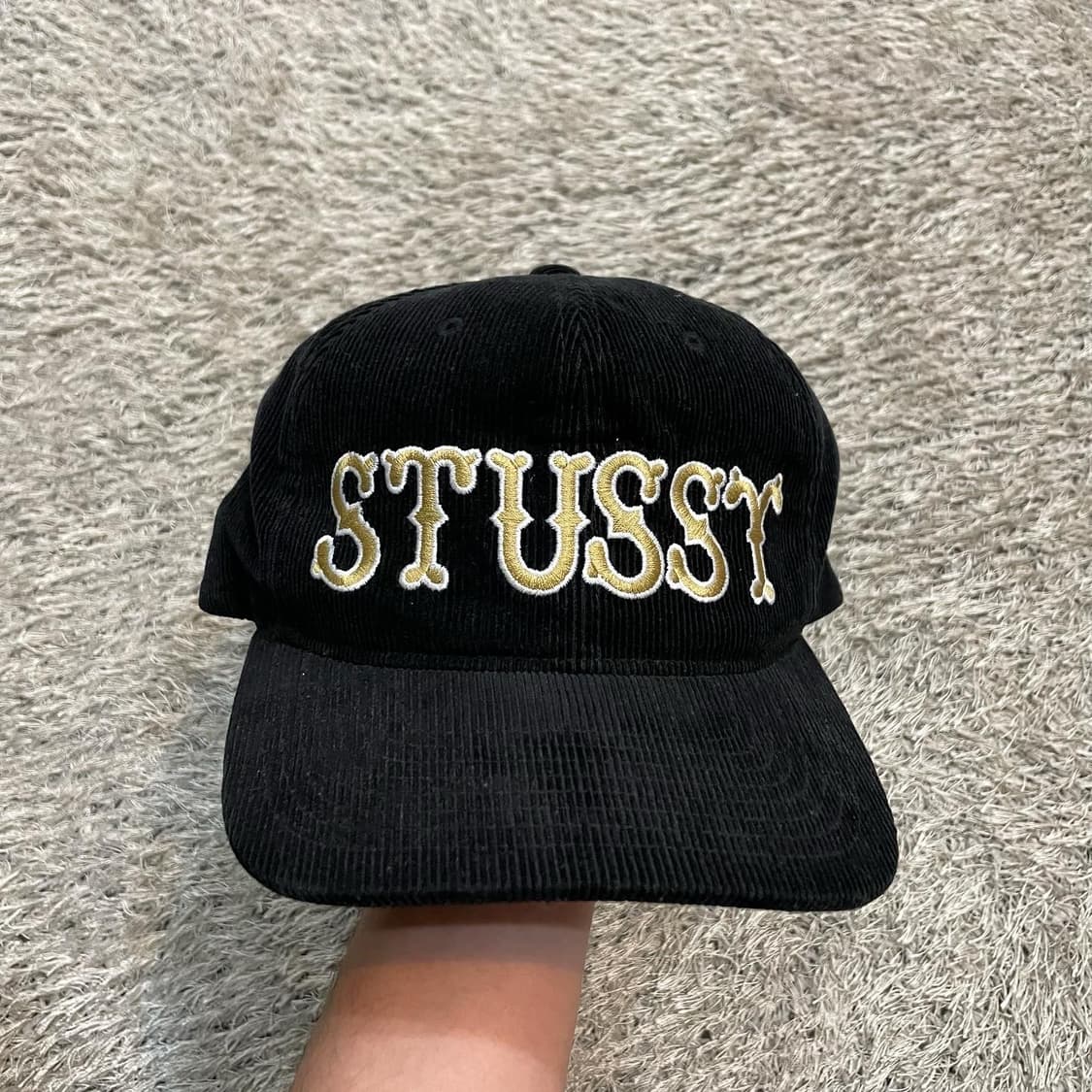 스투시 코듀로이 캡 상품이미지1