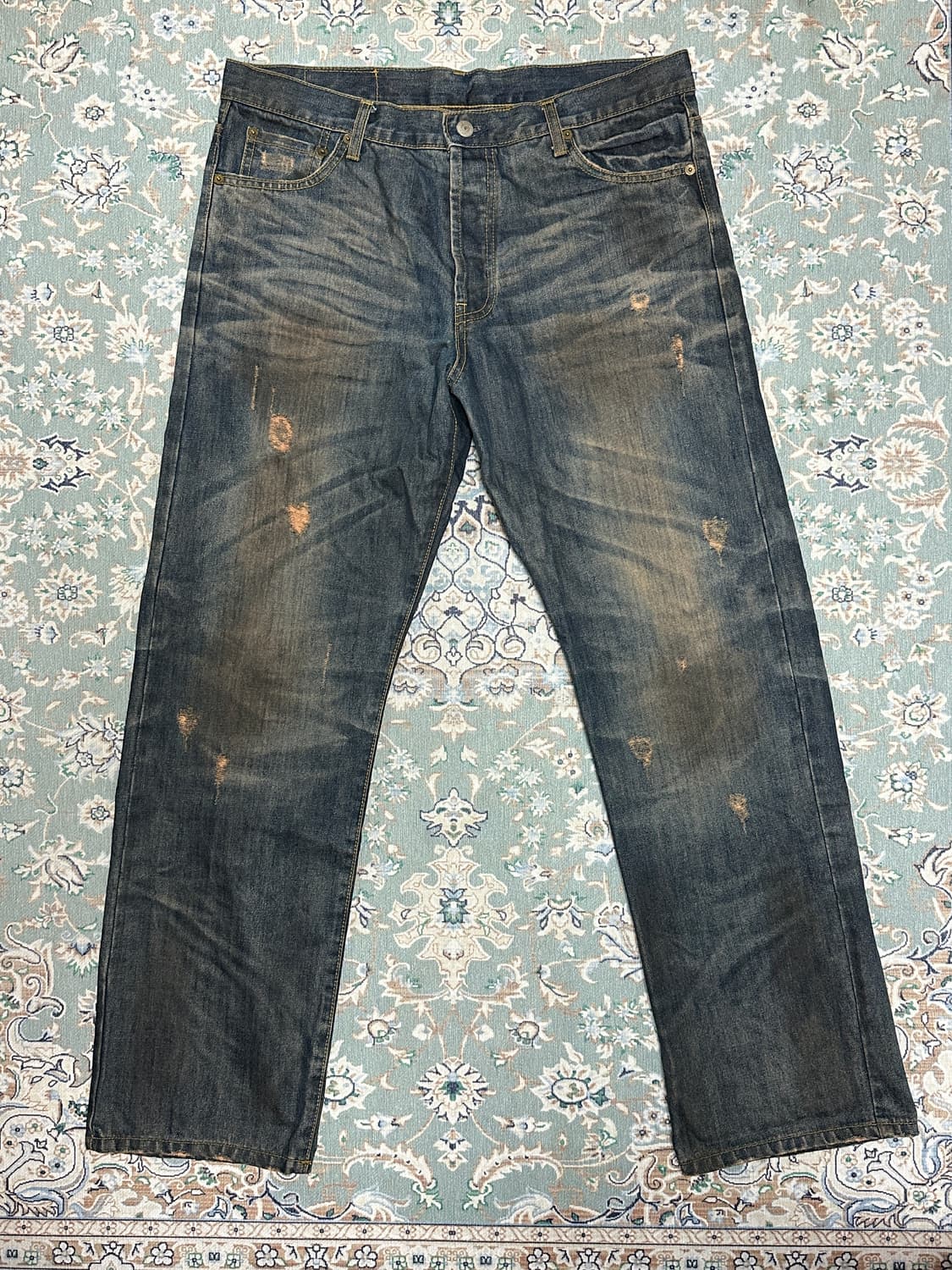 (34)90‘s 리바이스 코카콜라 데님팬츠 상품이미지1