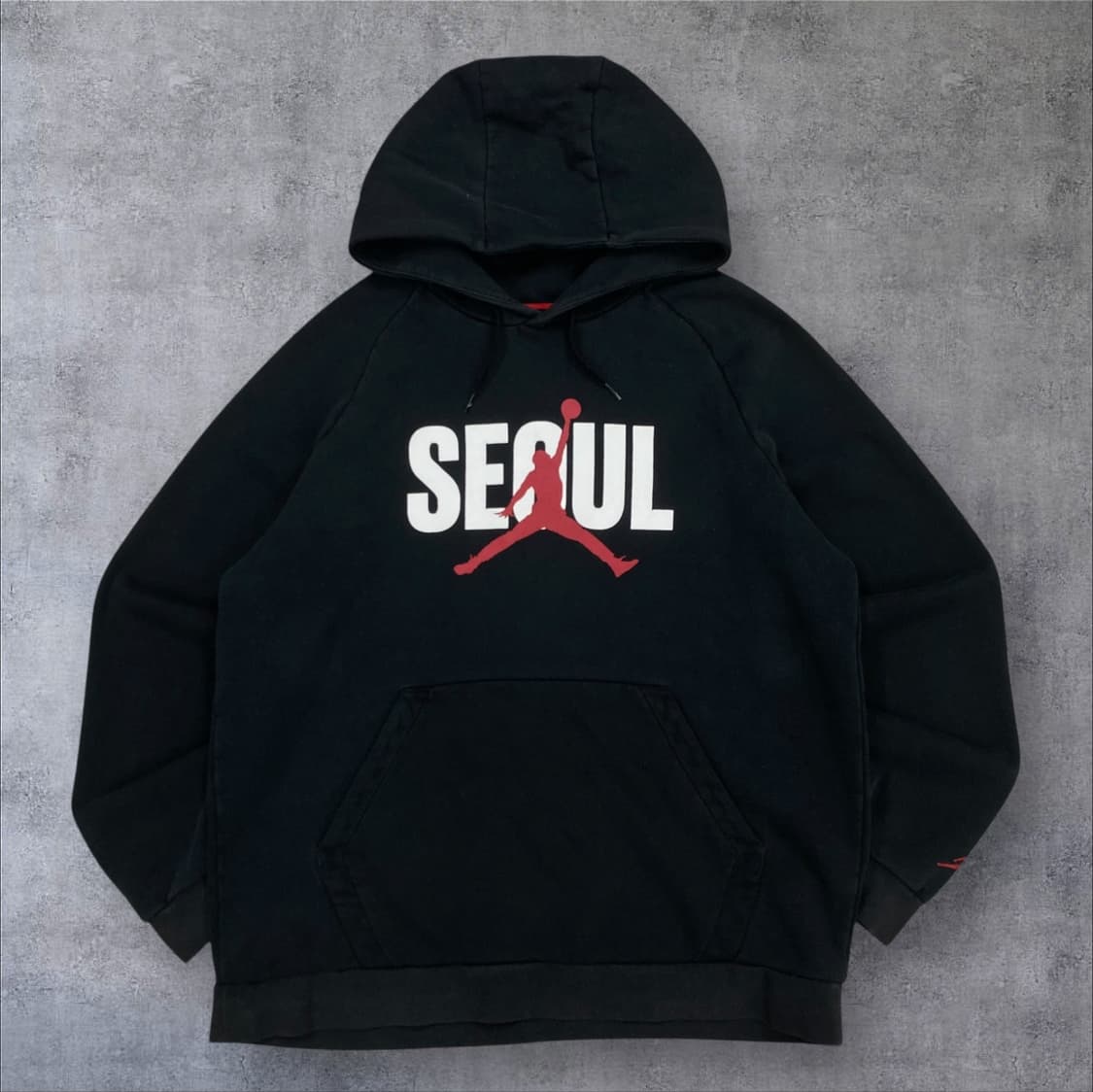 조던 블랙 컬러 빅로고 후드티 상품이미지1