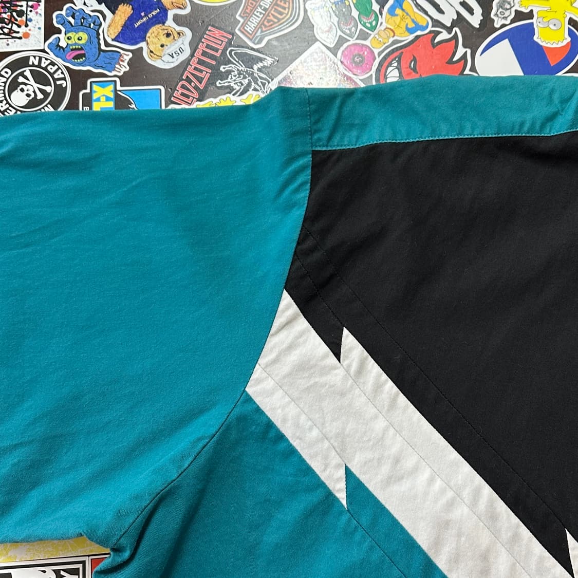 랭글러 라이트닝 컬러블록 웨스턴 셔츠 XL 상품이미지6