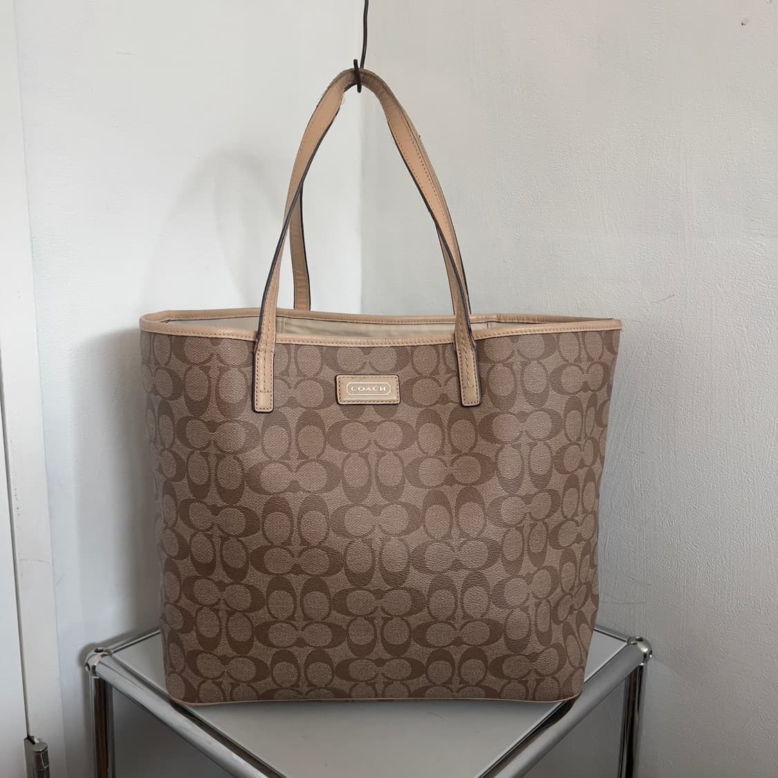 Coach leather tote bag 상품이미지1