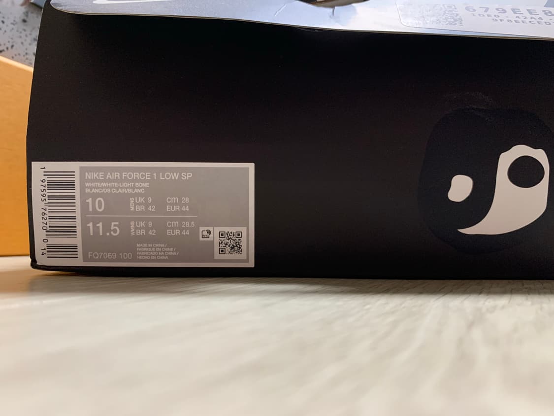 [280]CPFM 나이키 에어포스1 화이트 상품이미지6