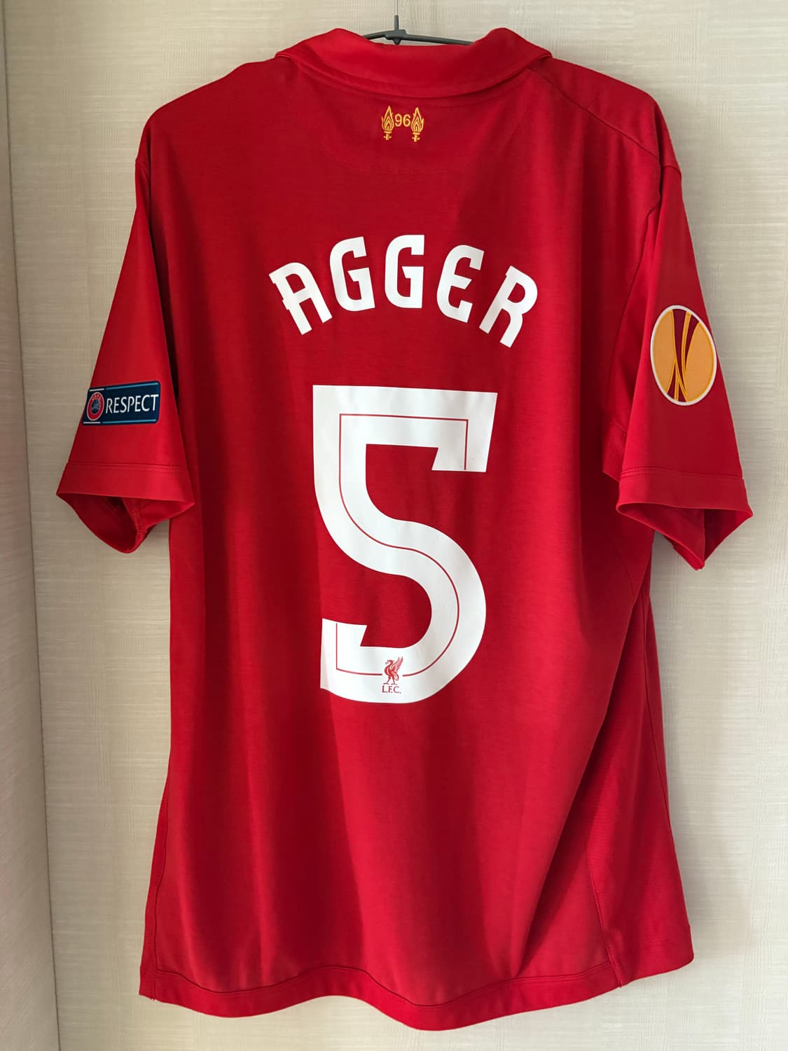 12-13 리버풀 홈 아게르 유니폼 정품 상품이미지1
