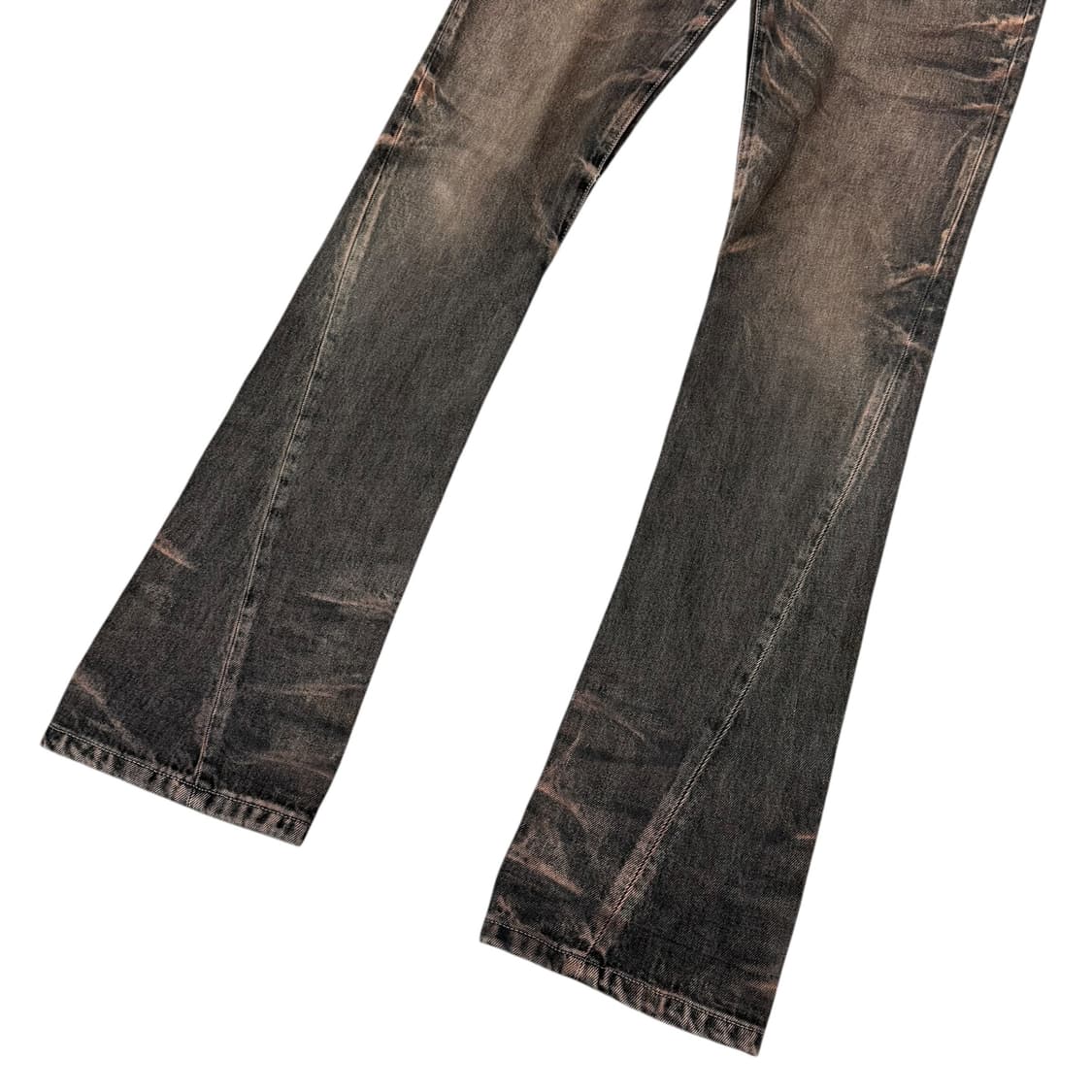 JPN 브라운 워싱 부츠컷 롱팬츠 상품이미지4