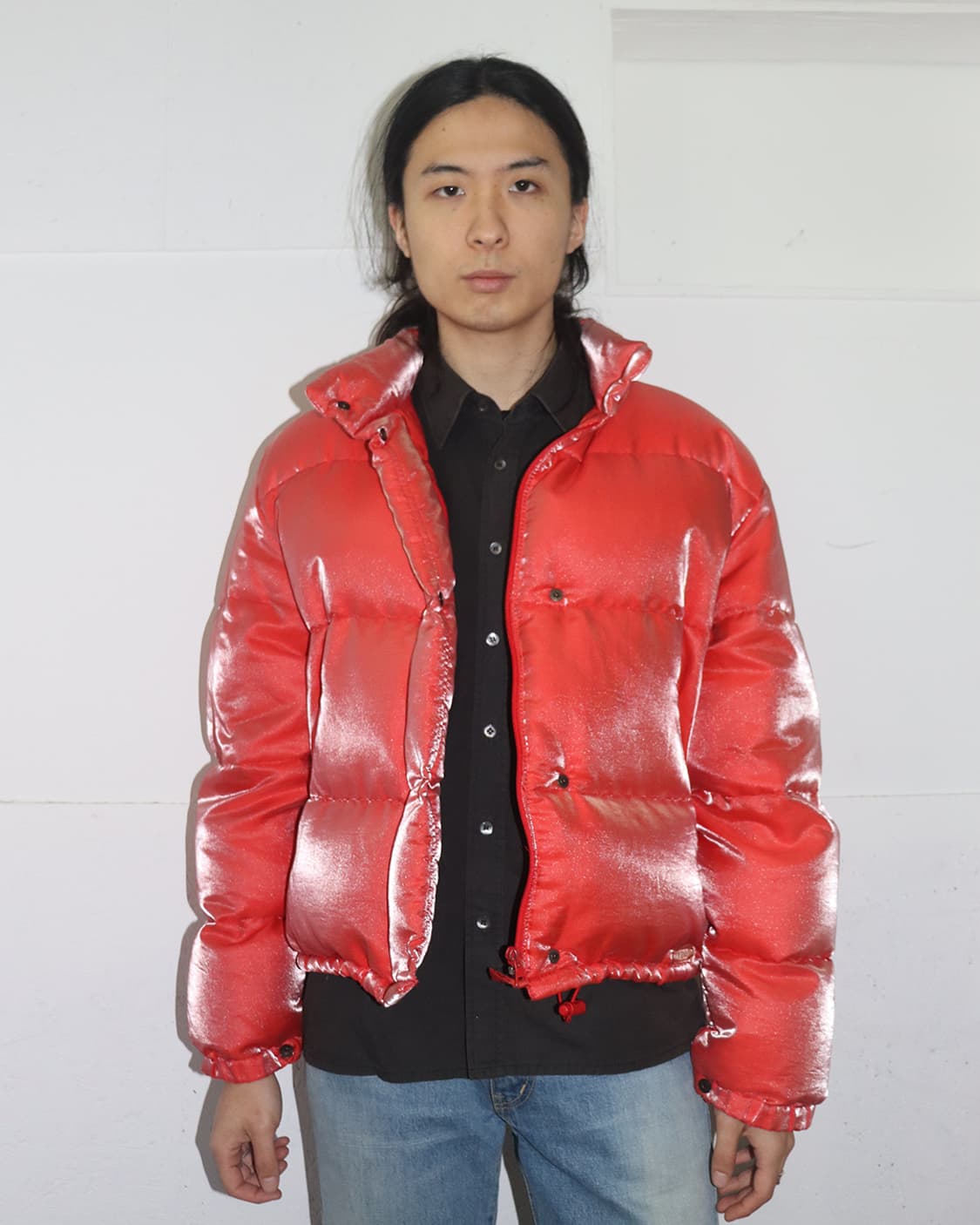 몽클레어 그레노블 체리 핑크 글리터 패디드 자켓 상품이미지1