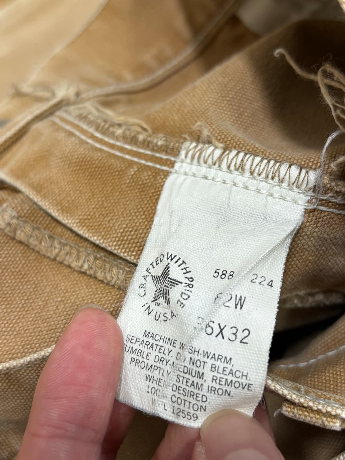 80s 칼하트 B01 더블니 usa 상품이미지6