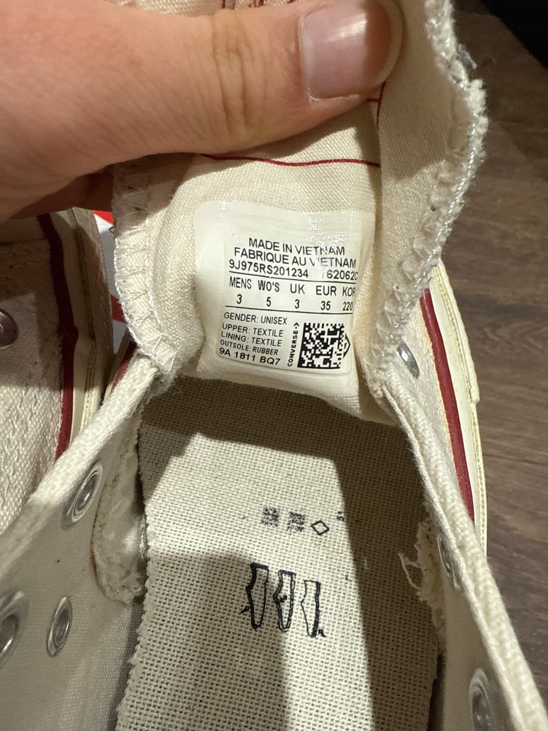 컨버스 척70 아이보리 220 상품이미지4