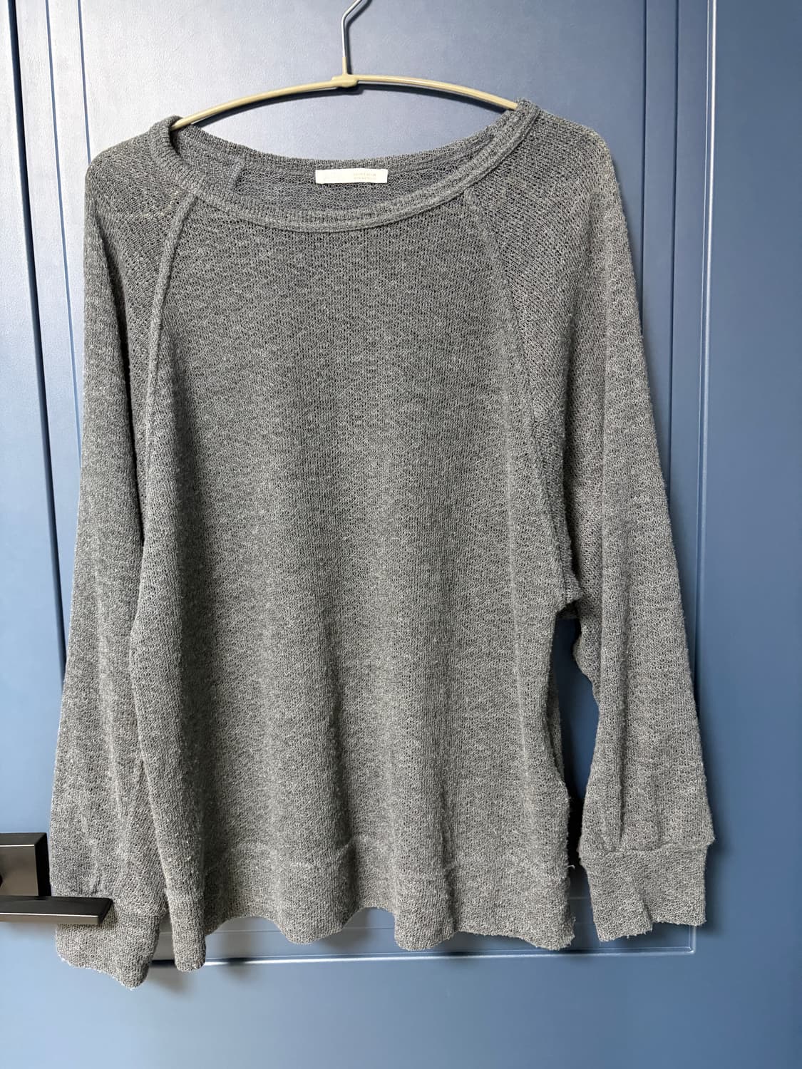 Zara 자라 러스틱 니트 차콜 상품이미지2