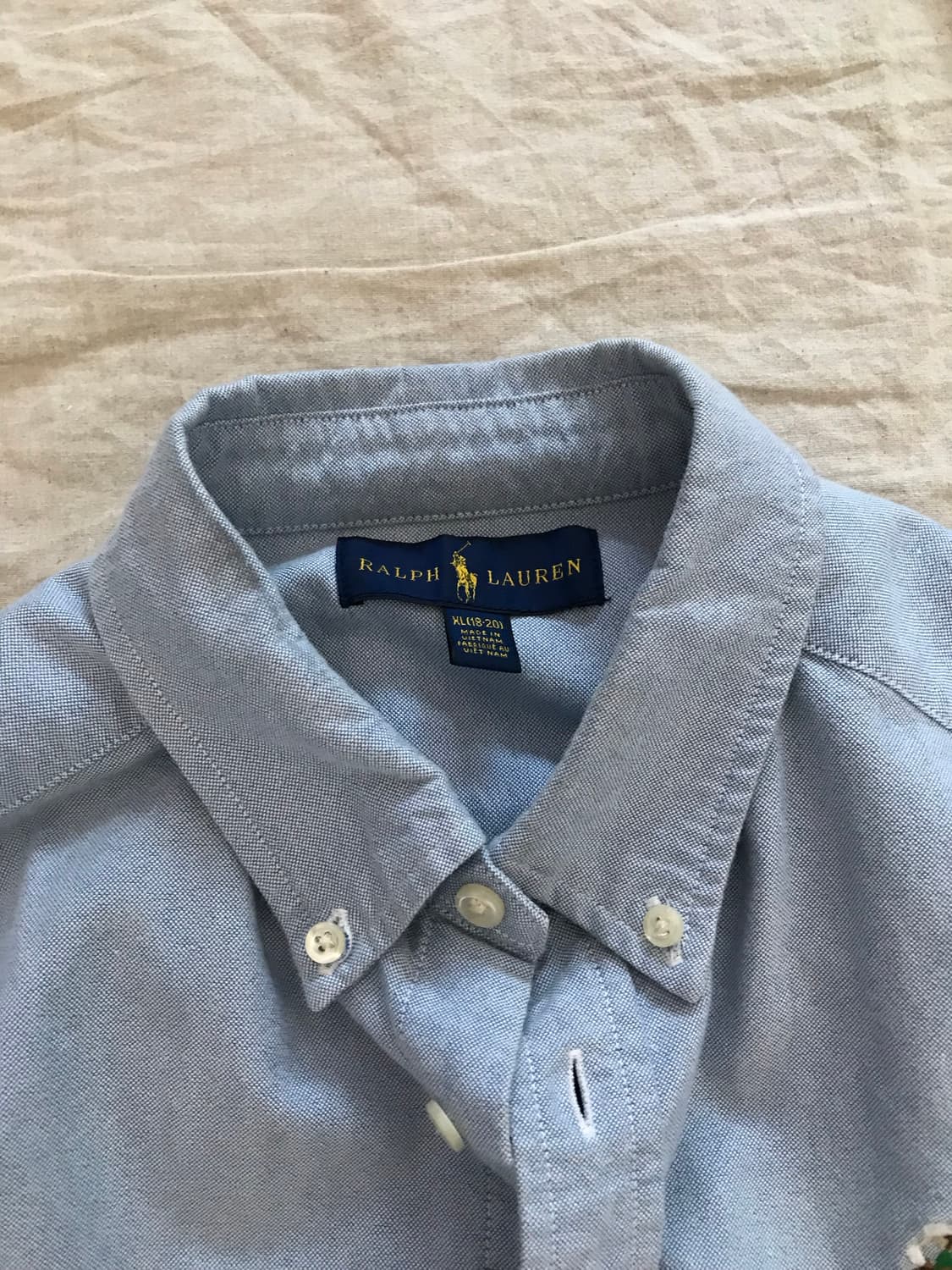 폴로 랄프로렌 빅포니로고 스카이블루 셔츠 상품이미지7