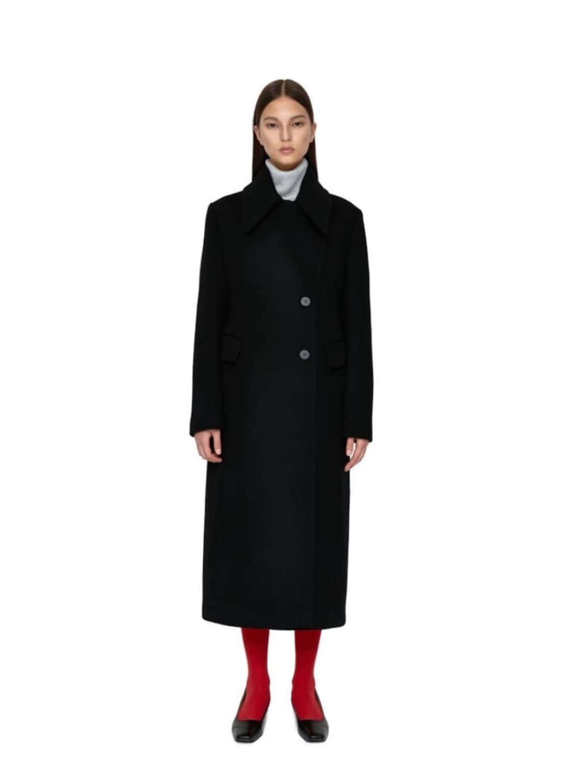 버뮬라 캐시미어 라운드 니트, 울 코트 상품이미지3