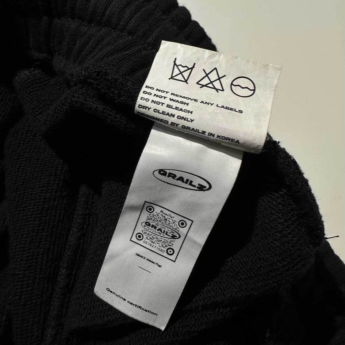 그레일즈 투웨이 스웨트 조거 팬츠 블랙 상품이미지8