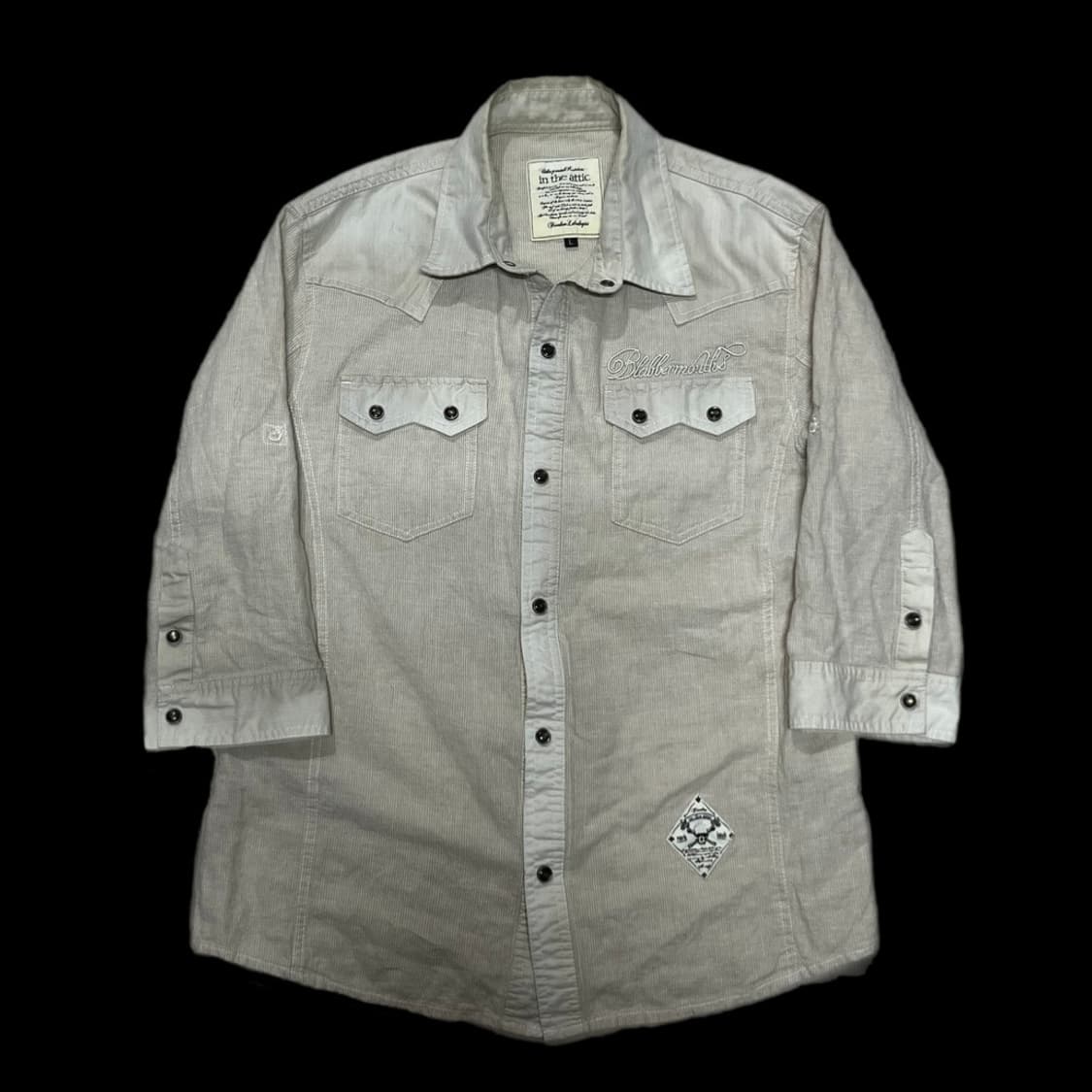 in the attic 인더애틱 7부 셔츠 상품이미지1