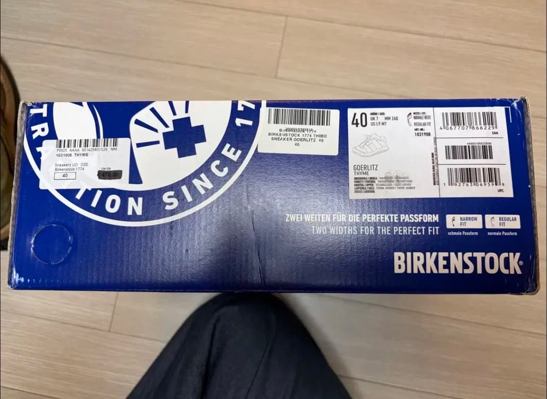 버켄스탁1774 판매(띠보) 40사이즈 상품이미지6