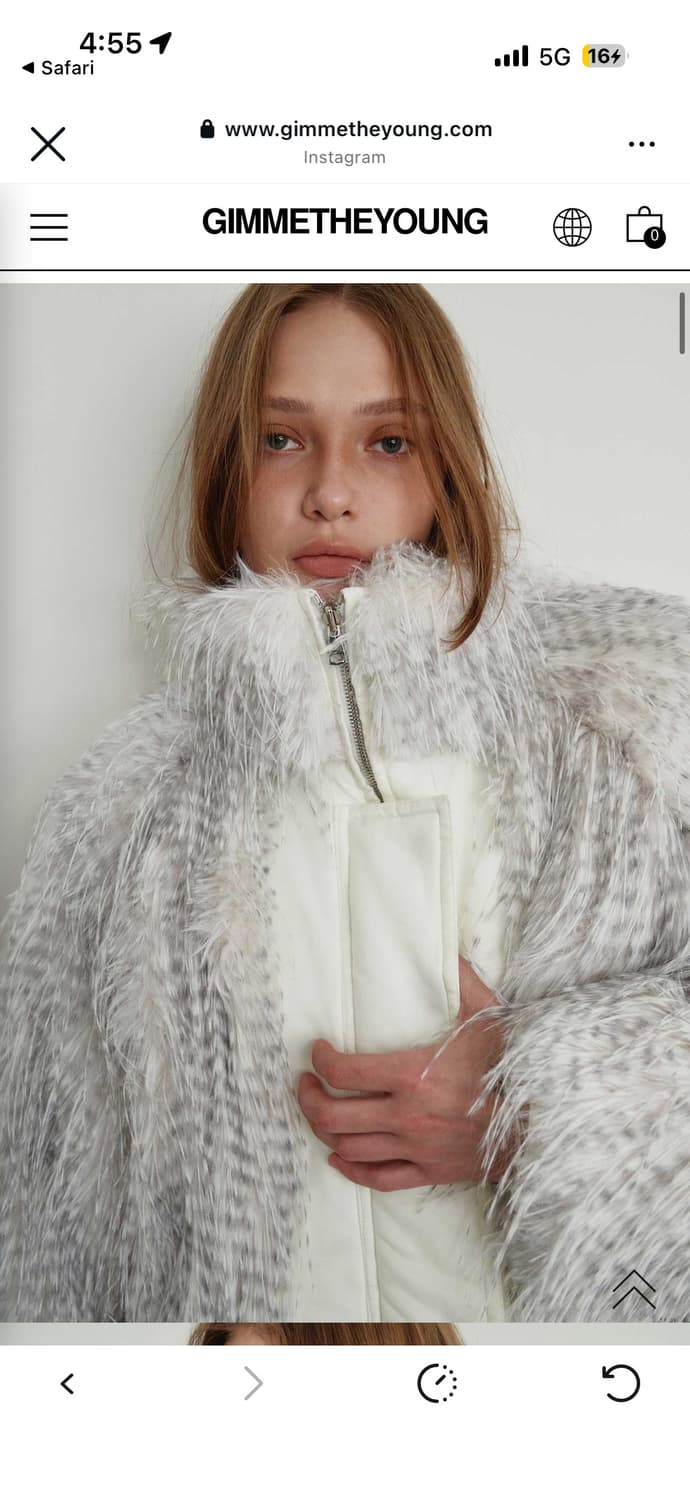  김미더영 퍼 리버시블 점퍼 퍼자켓FUR REVERSIBLE JUMPER 상품이미지2