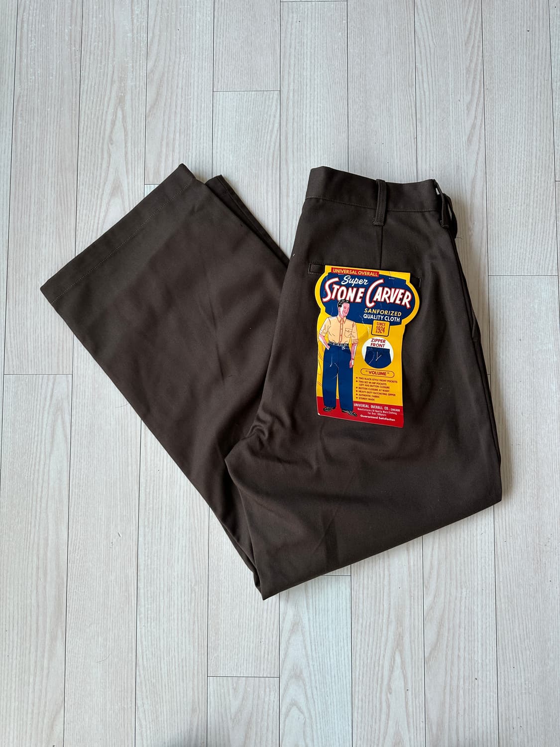 저널스탠다드 x 유니버셜 오버랠 헤리티지라인 원턱와이드팬츠 상품이미지10