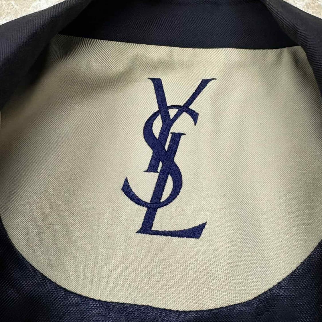 YSL 입생로랑 블랙 윈드브레이커 자켓 바람막이 희귀져지(110) 상품이미지4